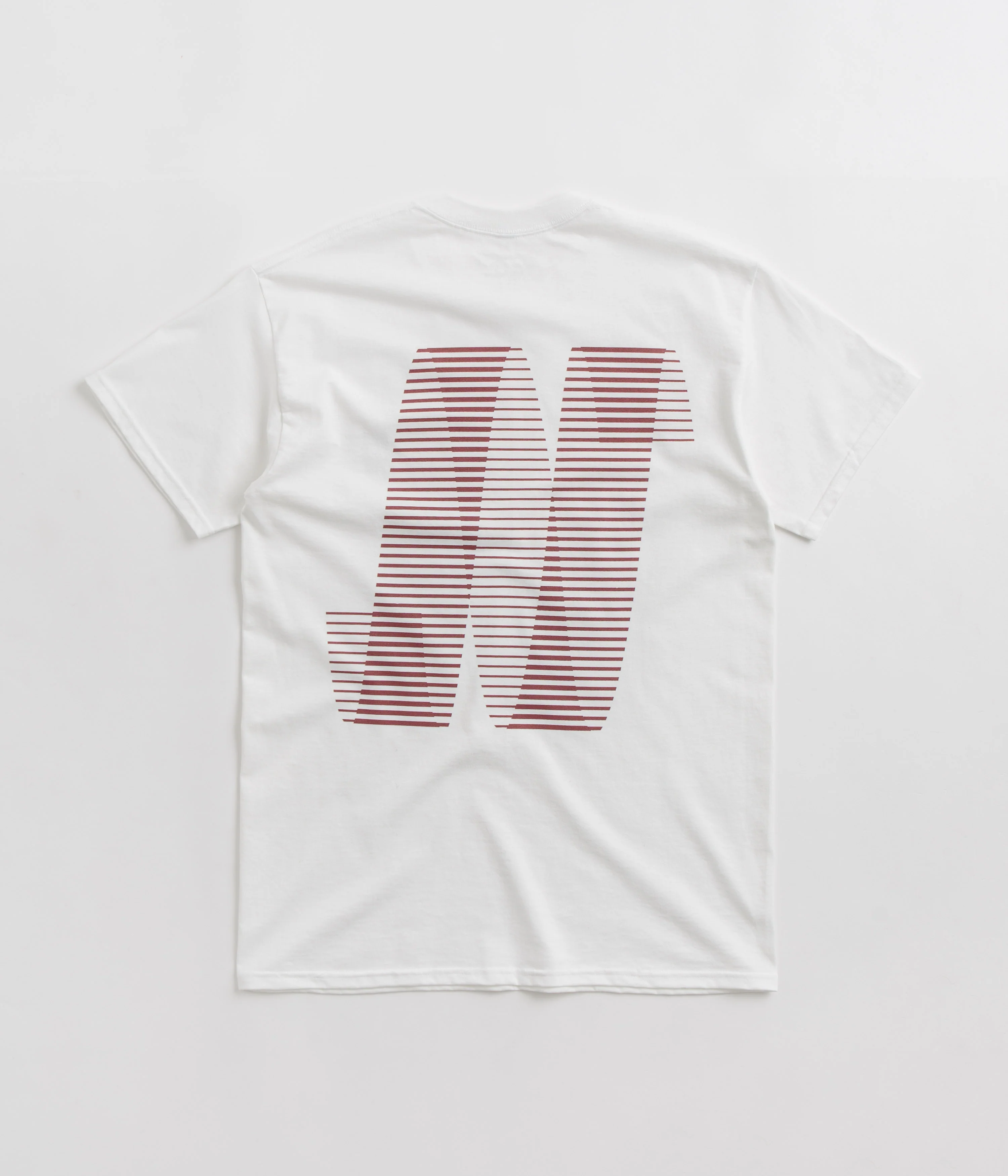 North N Logo T-Shirt - White / Crimson