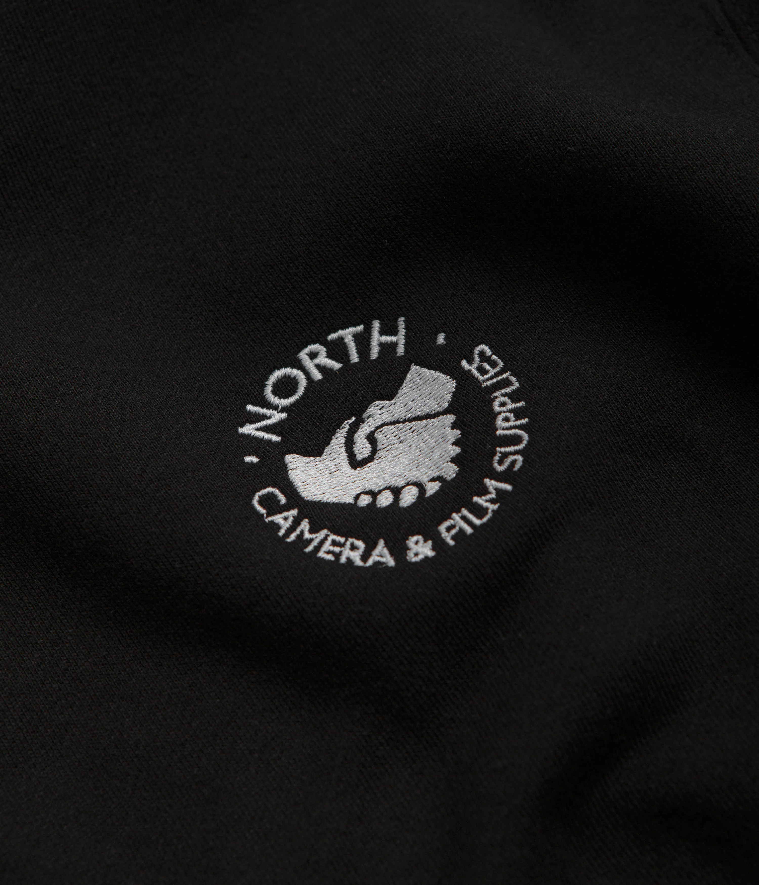 North Supplies Logo Hoodie - Black / White - Image 3