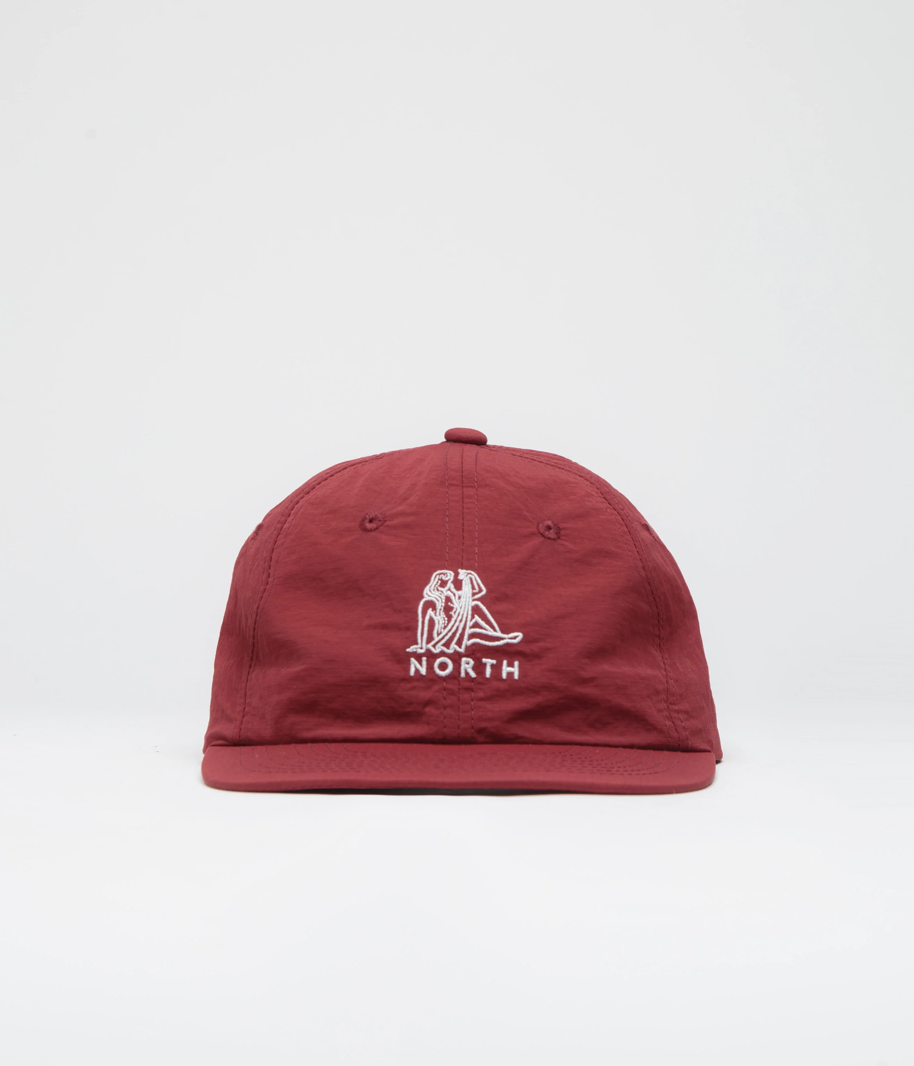 North Zodiac Cap - Burgundy Nylon Ripstop - Image 2
