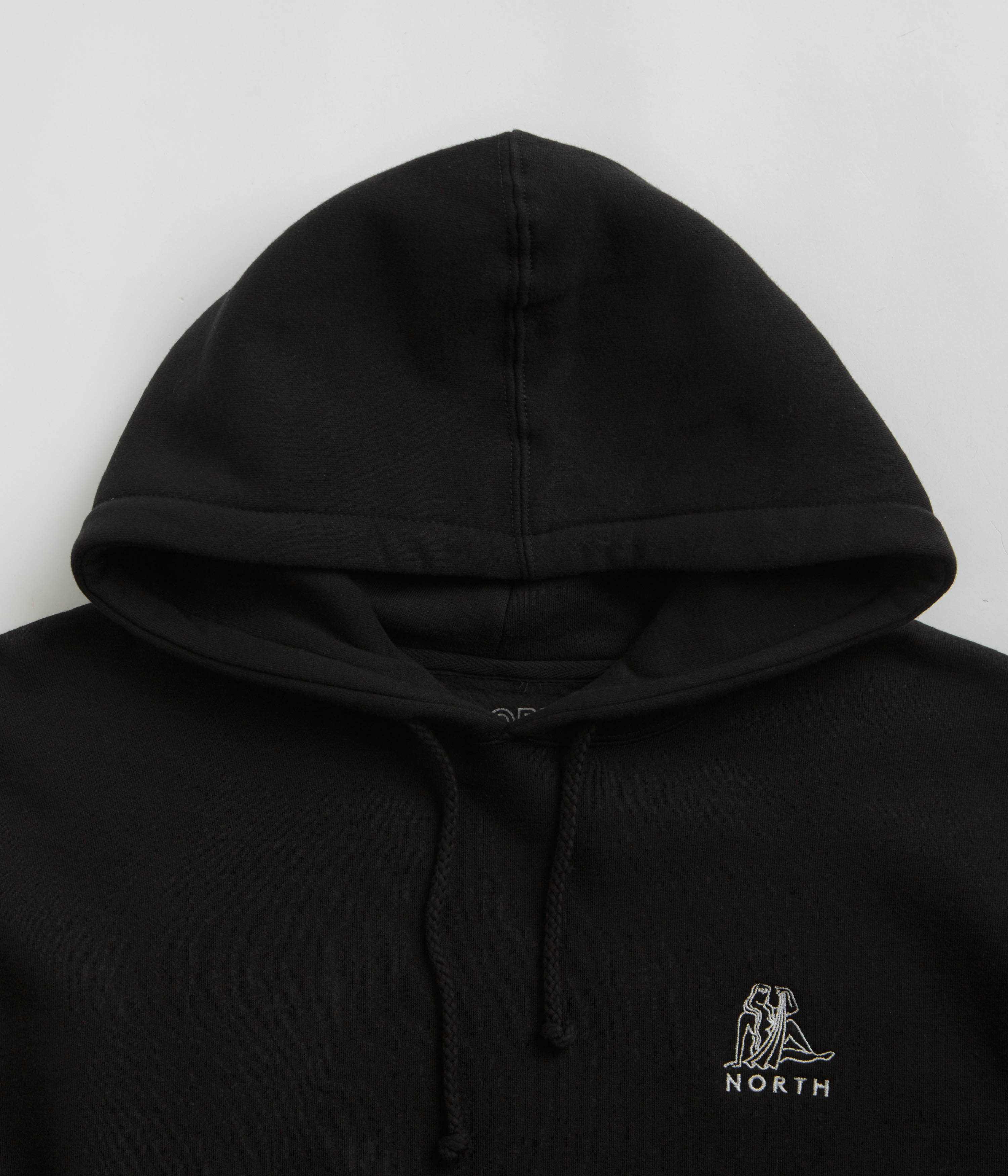 North Zodiac Logo Hoodie - Black / White - Image 4