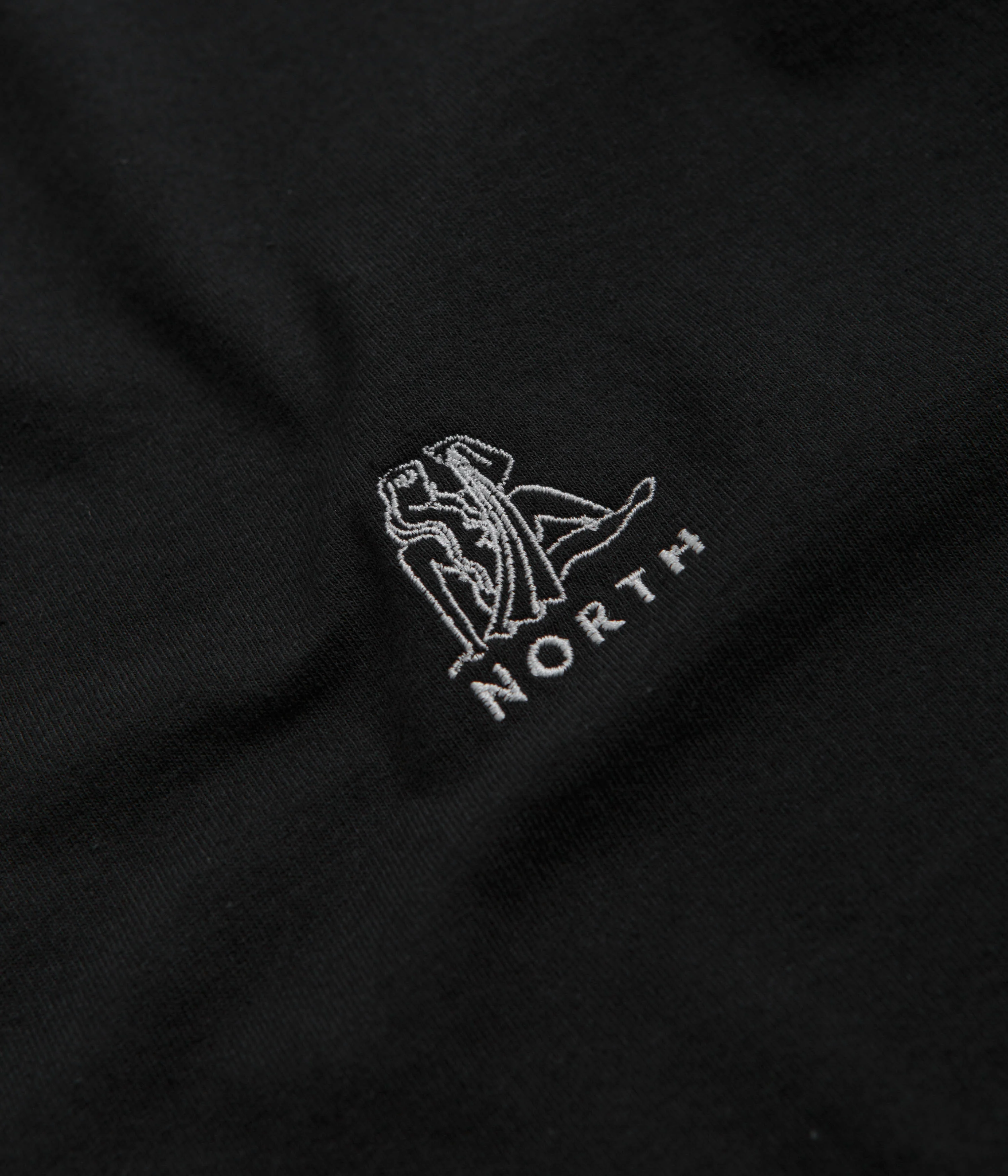 North Zodiac Logo T-Shirt - Black / White - Image 2