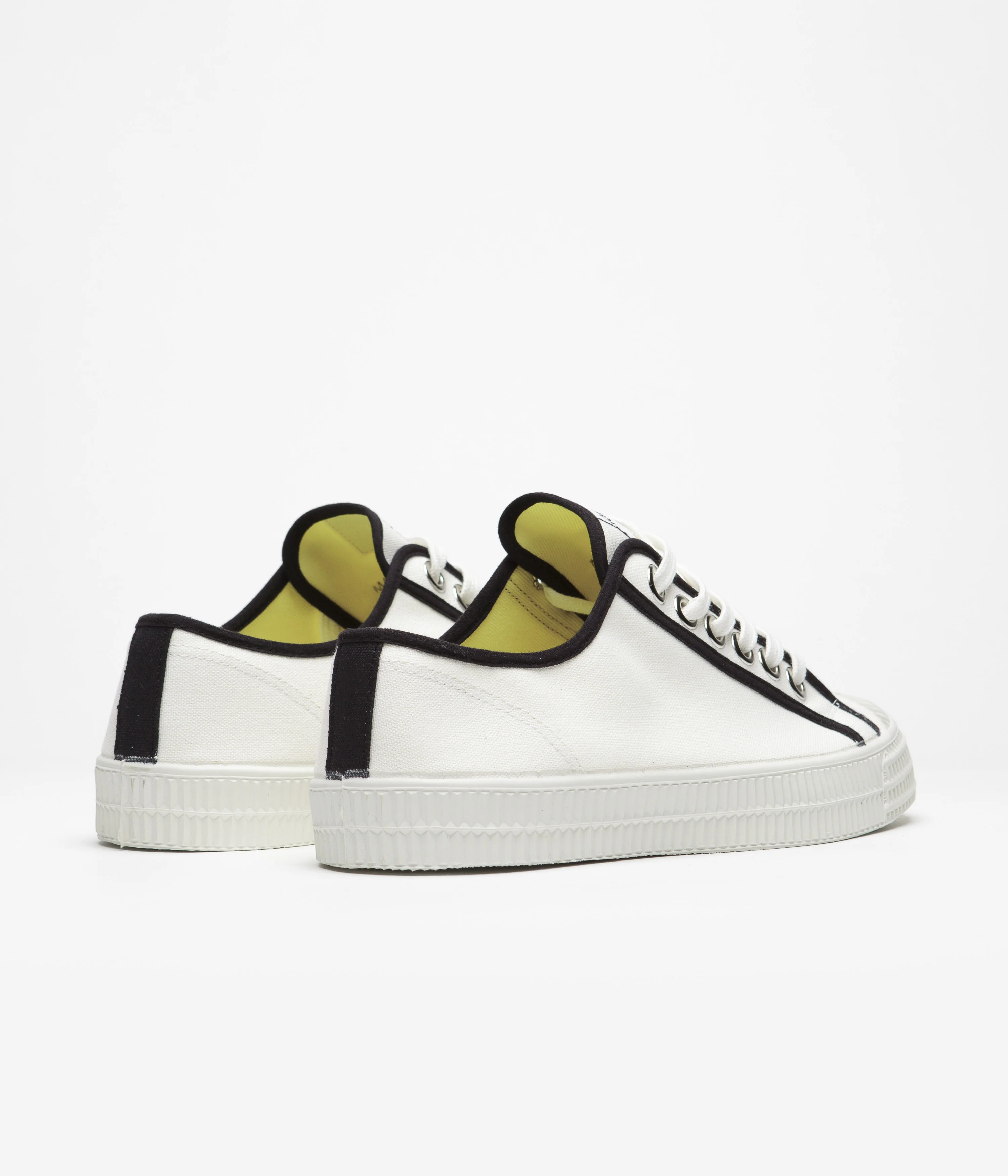 Novesta Star Master Contrast Piping Shoes - 10 White / 60 Black / 110 White - Image 4