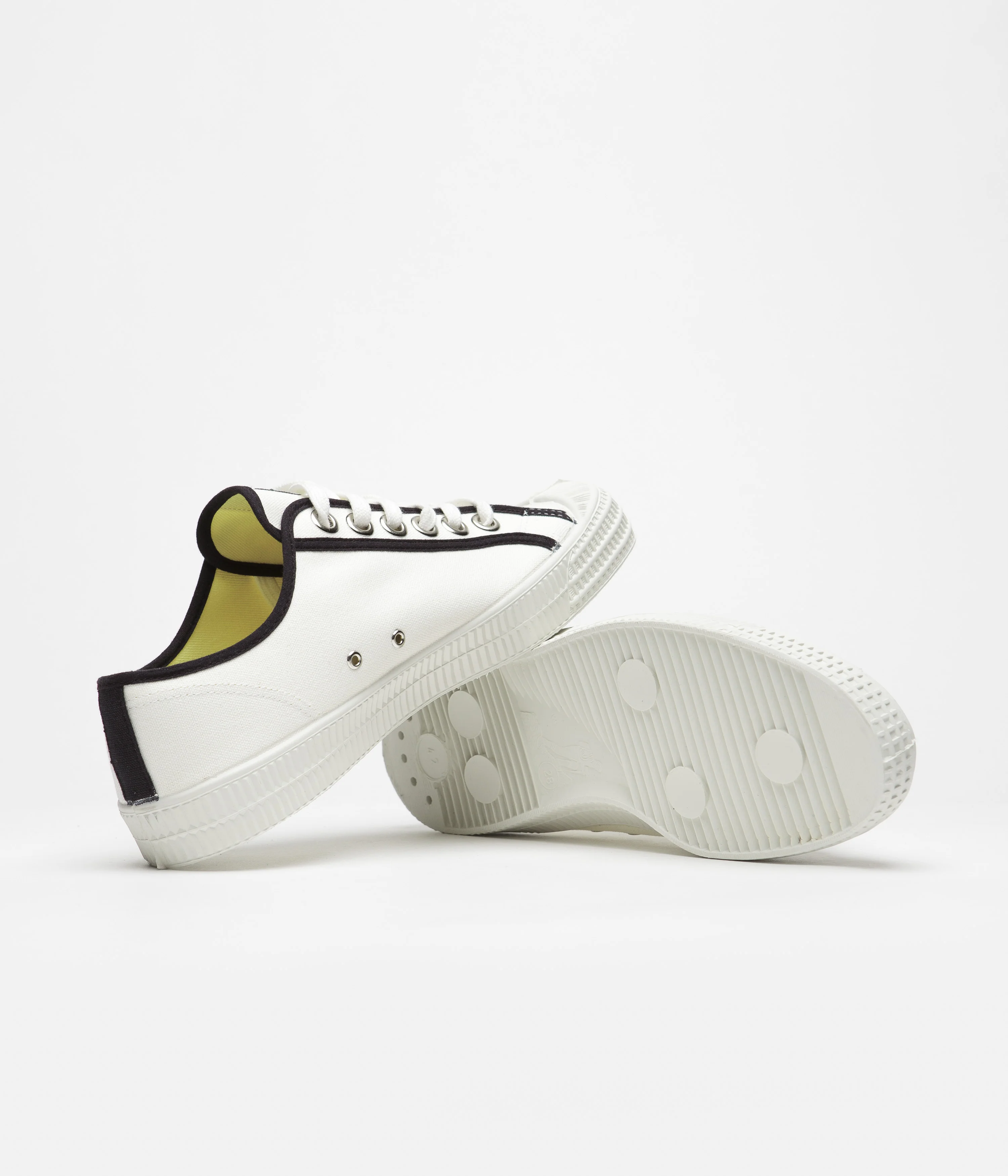 Novesta Star Master Contrast Piping Shoes - 10 White / 60 Black / 110 White - Image 5