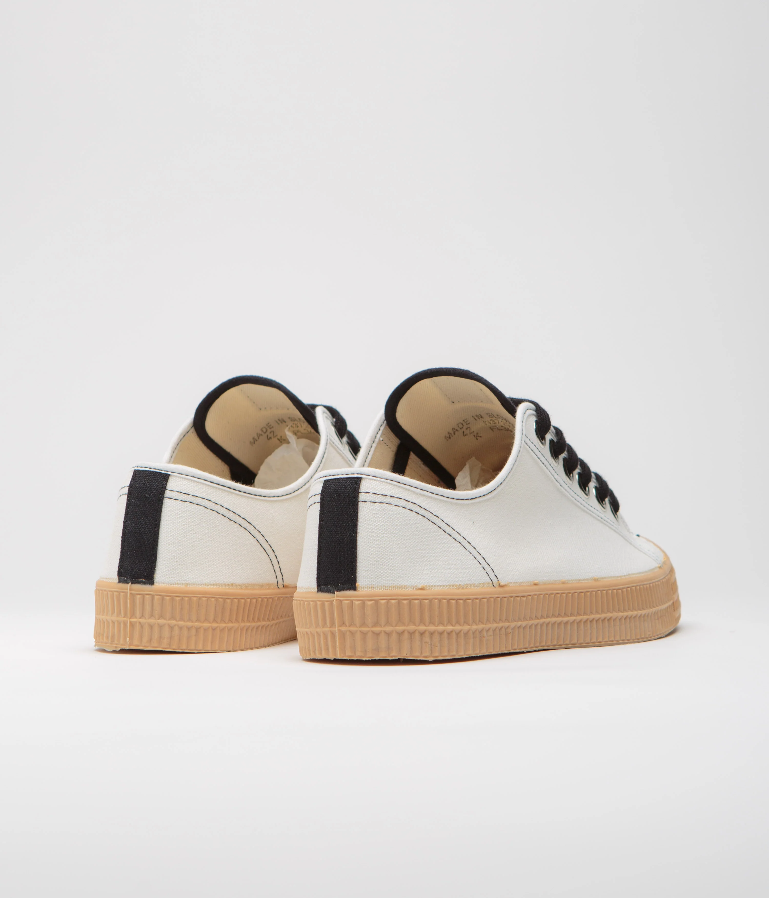 Novesta Star Master Contrast Stitch Shoes - 10 White / Black / 003 Transparent - Image 4