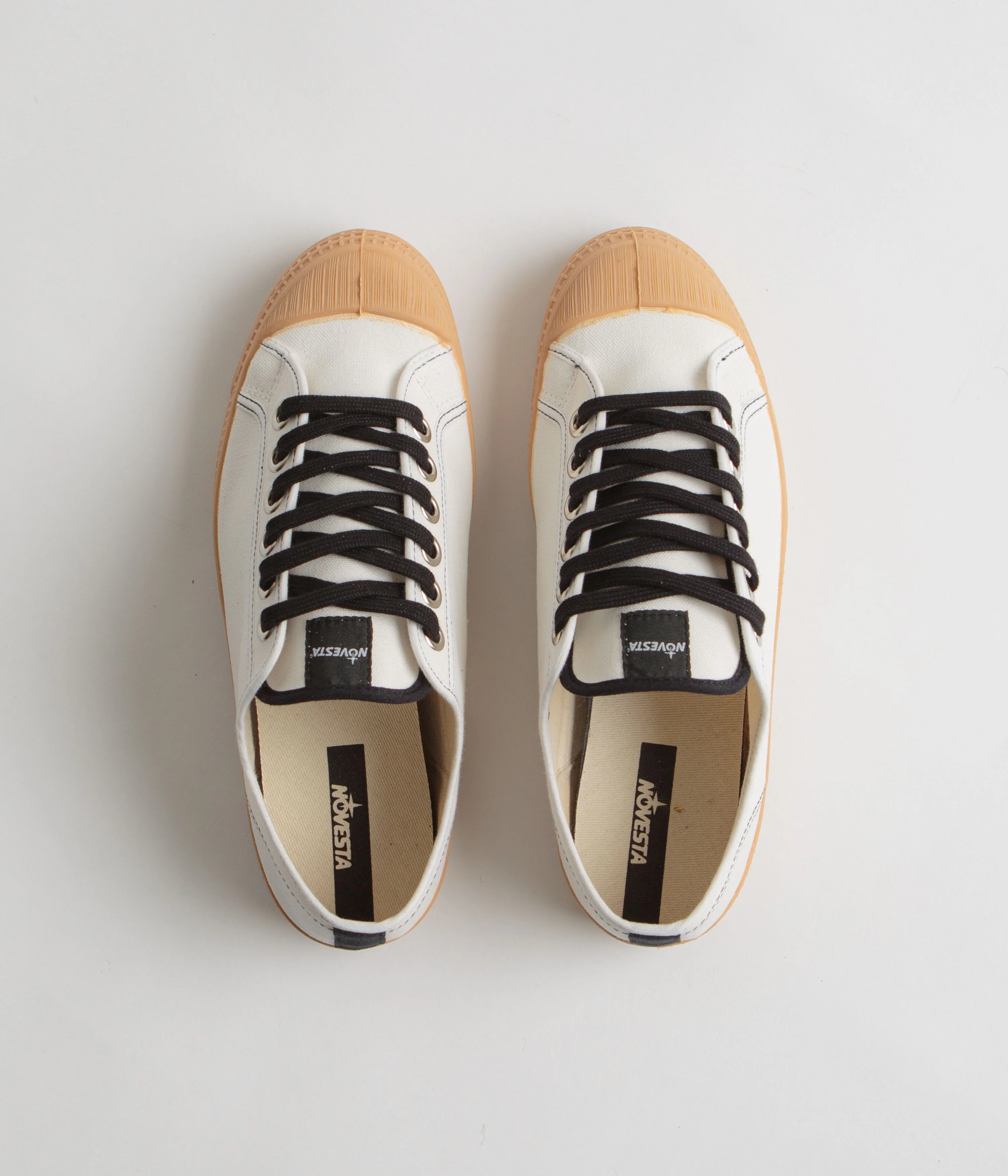 Novesta Star Master Contrast Stitch Shoes - 10 White / Black / 003 Transparent - Image 7