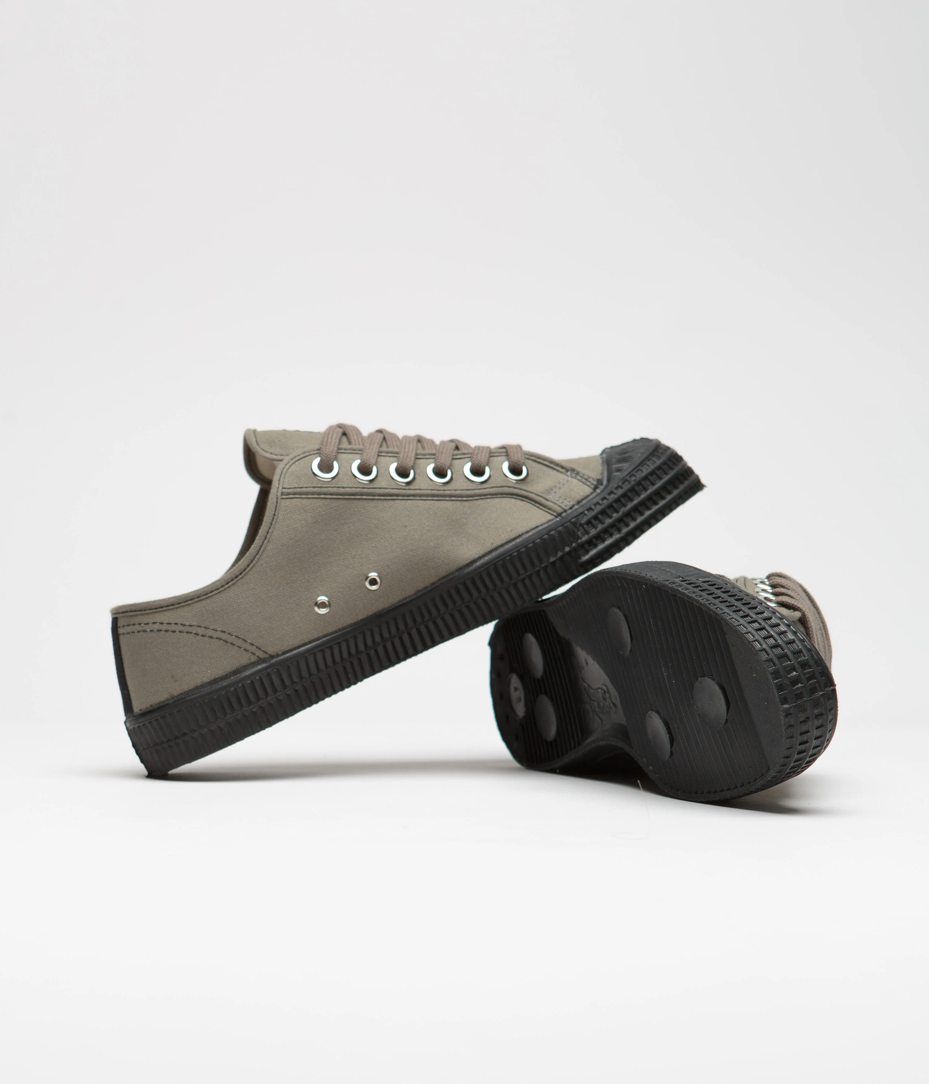 Novesta Star Master Contrast Stitch Shoes - 26 Grey / 60 Black / 615 Black - Image 5