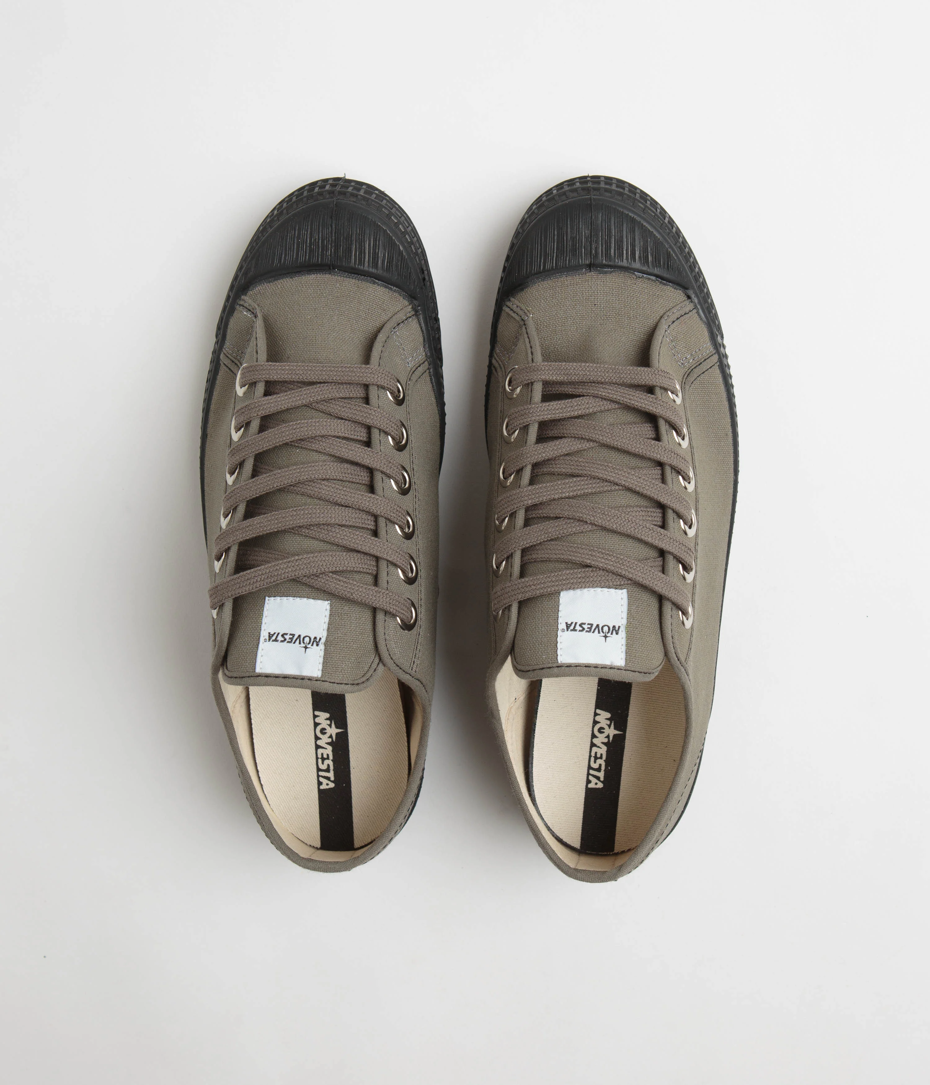 Novesta Star Master Contrast Stitch Shoes - 26 Grey / 60 Black / 615 Black - Image 7