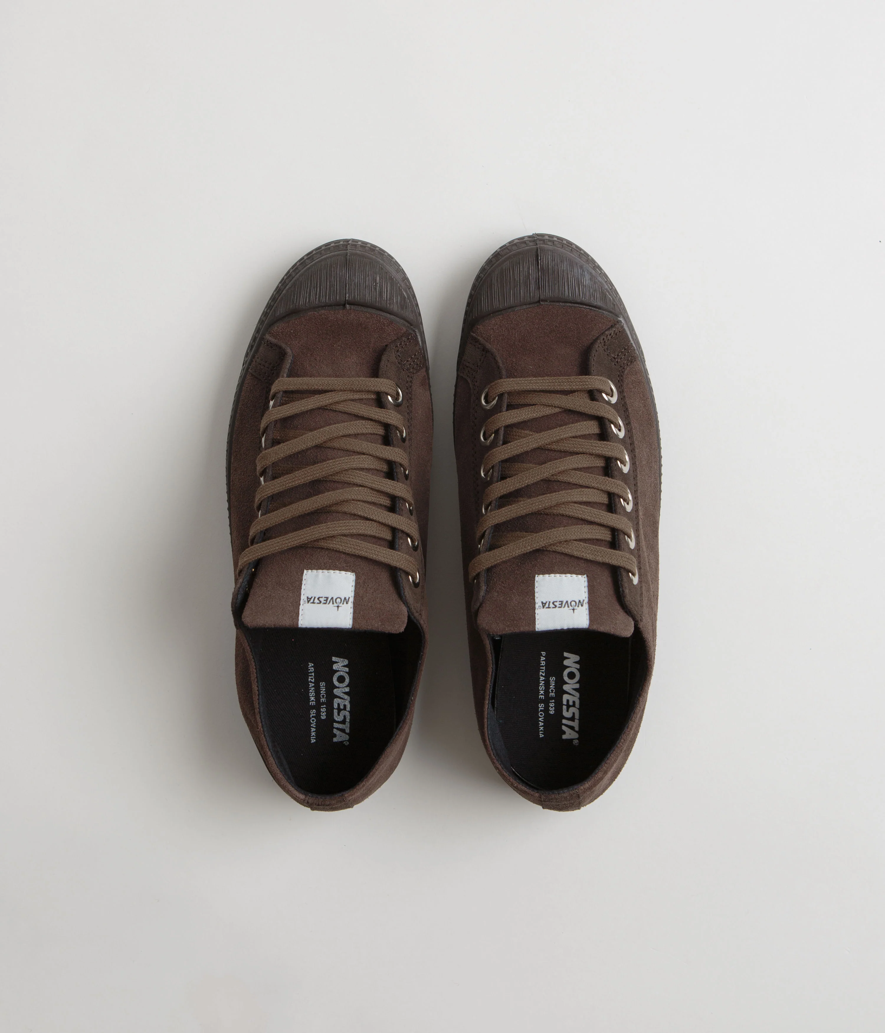 Novesta Star Master Suede Shoes - Double Brown - Image 7