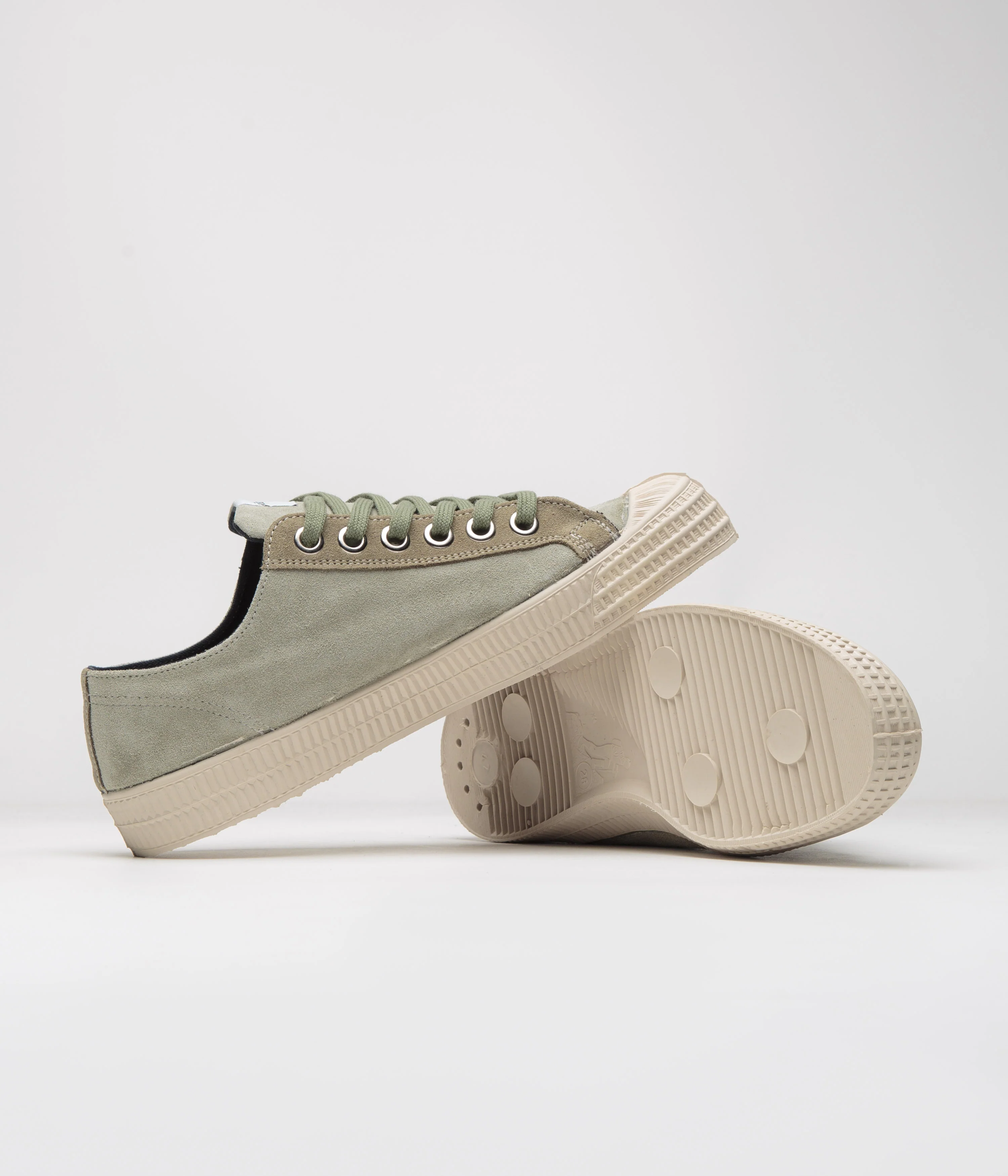 Novesta Star Master Suede Shoes - Olive / Military - Image 5