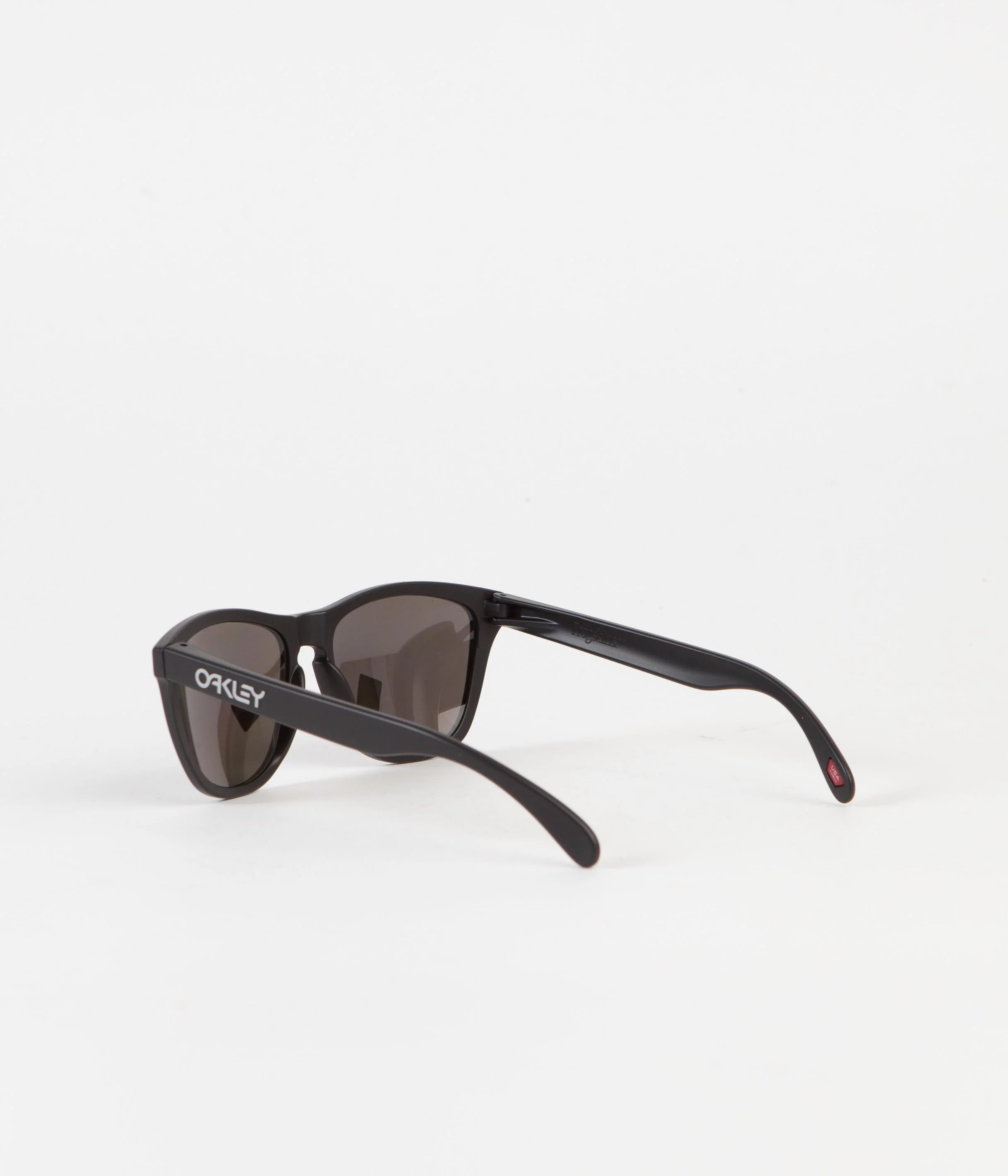 Oakley Frogskins Sunglasses - Matte Black / Prizm Black - Image 3