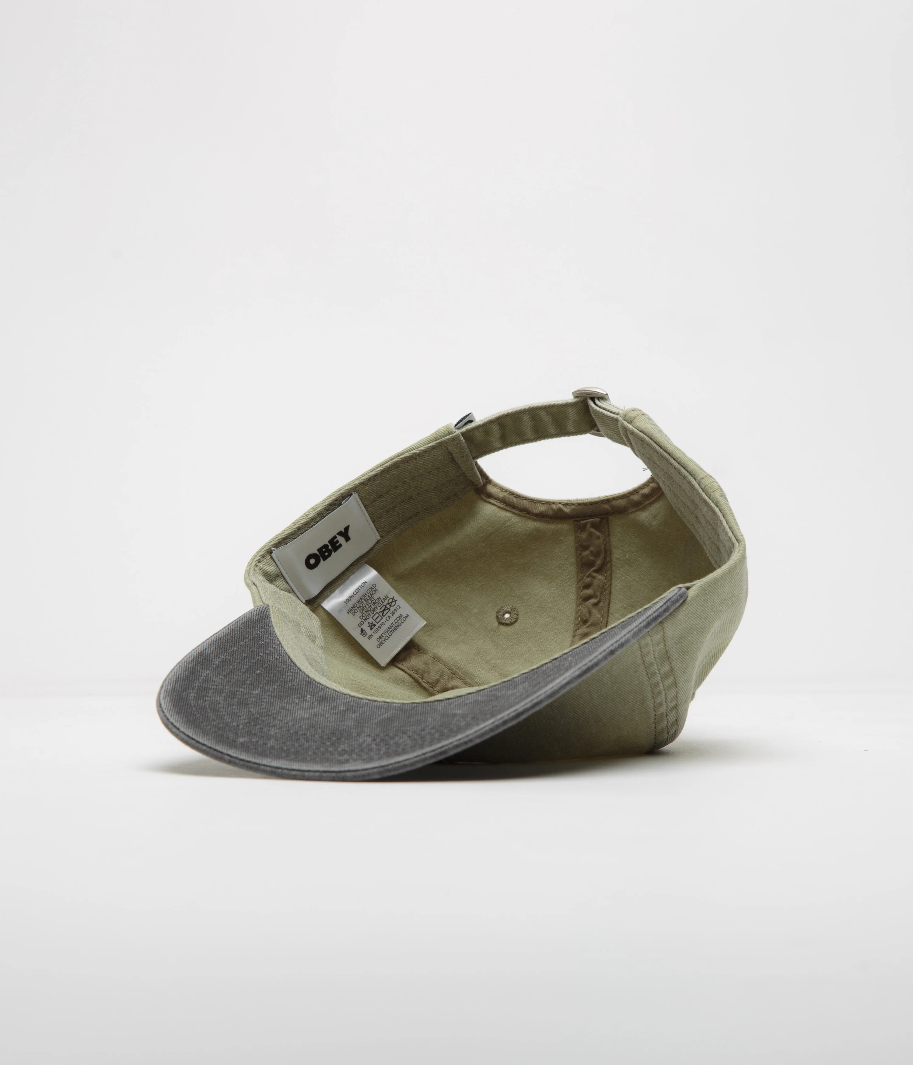 Obey 2 Tone Bold Cap - Pigment Khaki Multi - Image 4