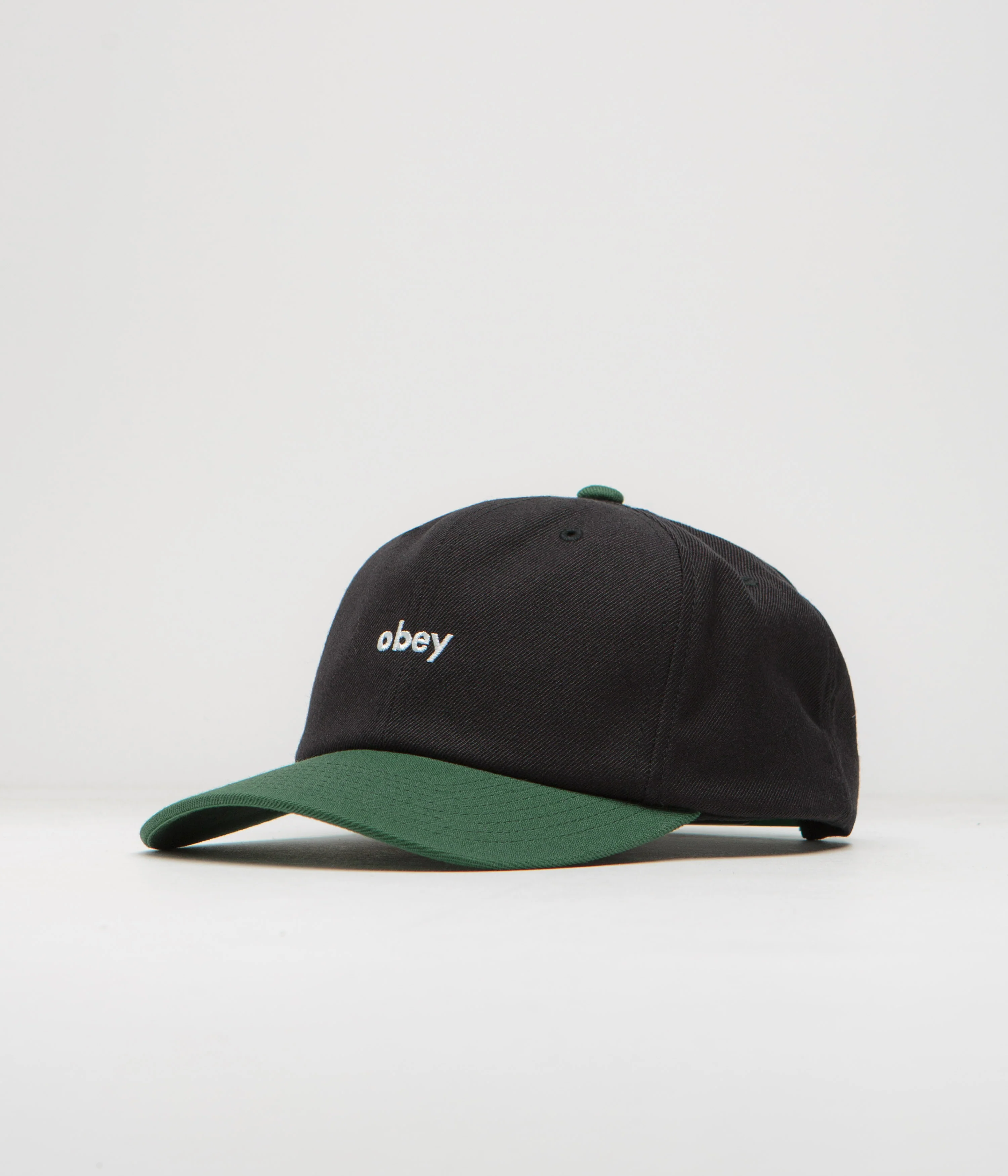 Obey 2 Tone Lowercase Cap - Black Multi