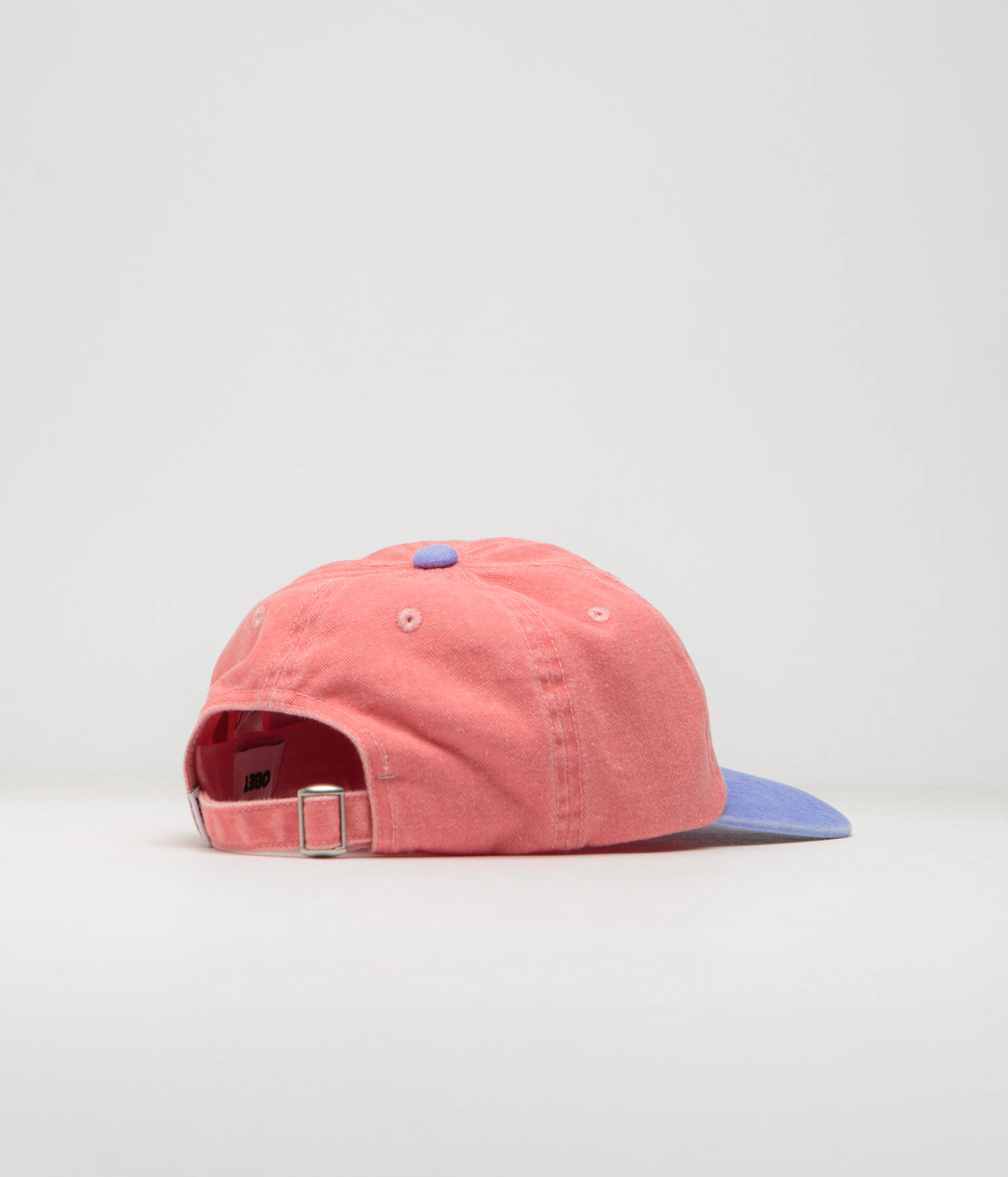 Obey 2 Tone Lowercase Cap - Pigment Coral Multi - Image 3