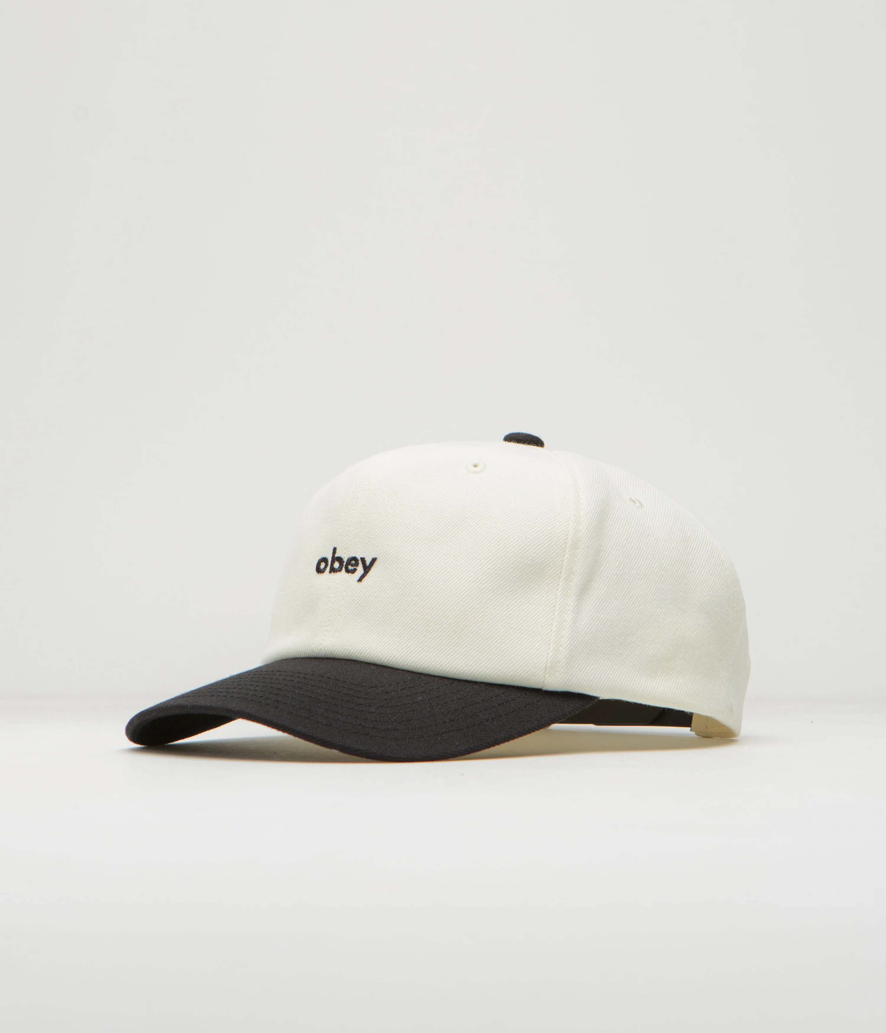 Obey 2 Tone Lowercase Cap - White Multi