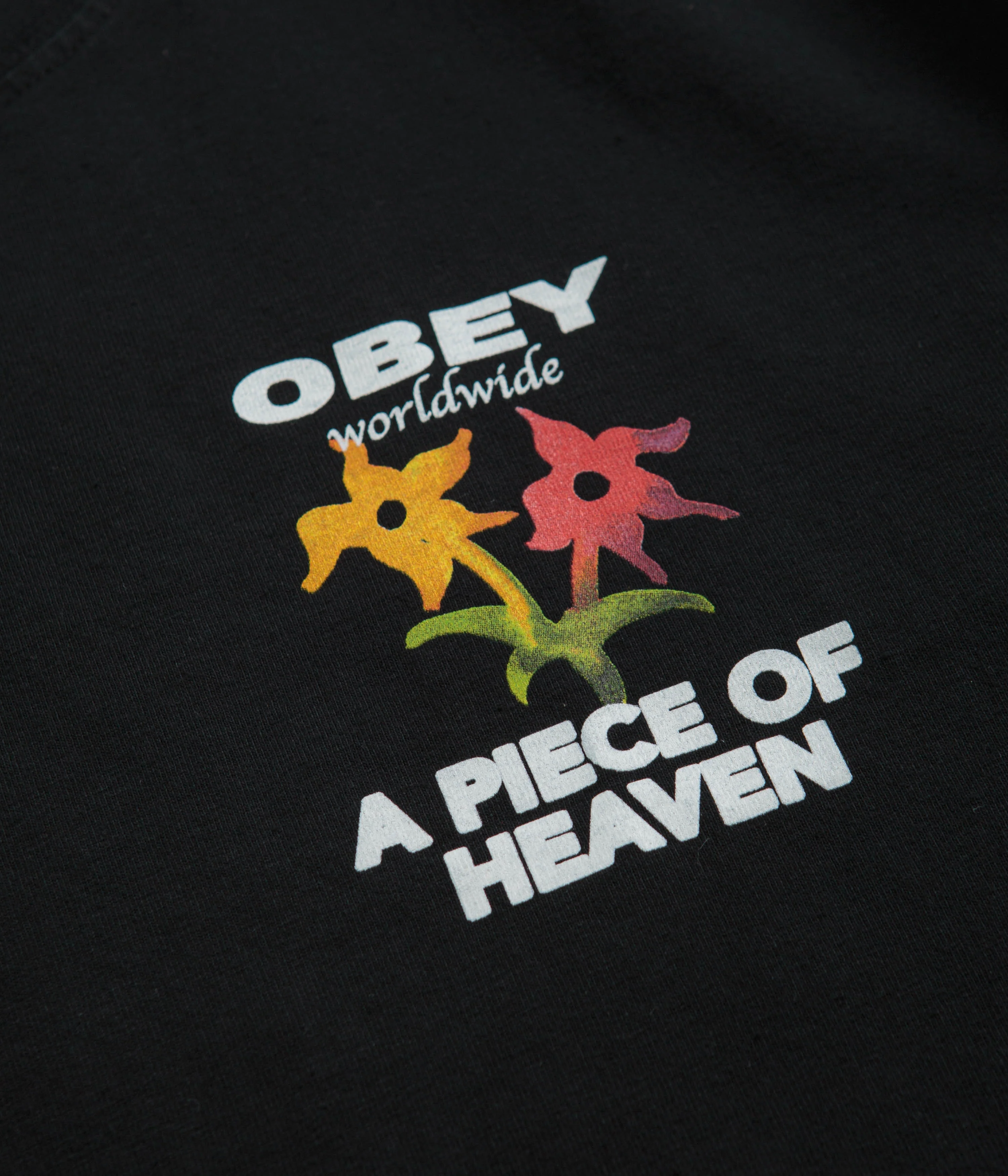 Obey A Piece Of Heaven T-Shirt - Black - Image 4