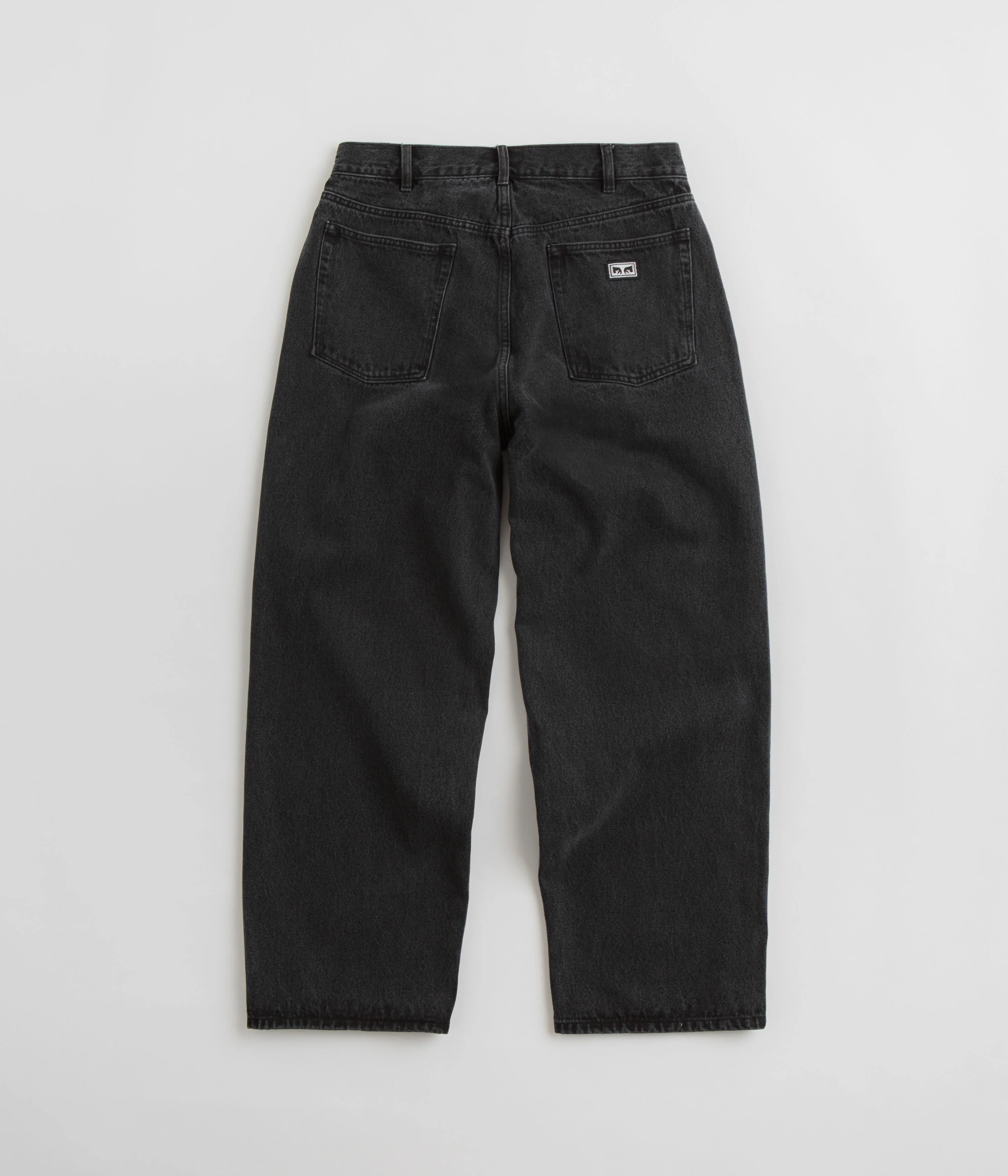 Obey Bigwig Baggy Jeans - Faded Black - Image 3