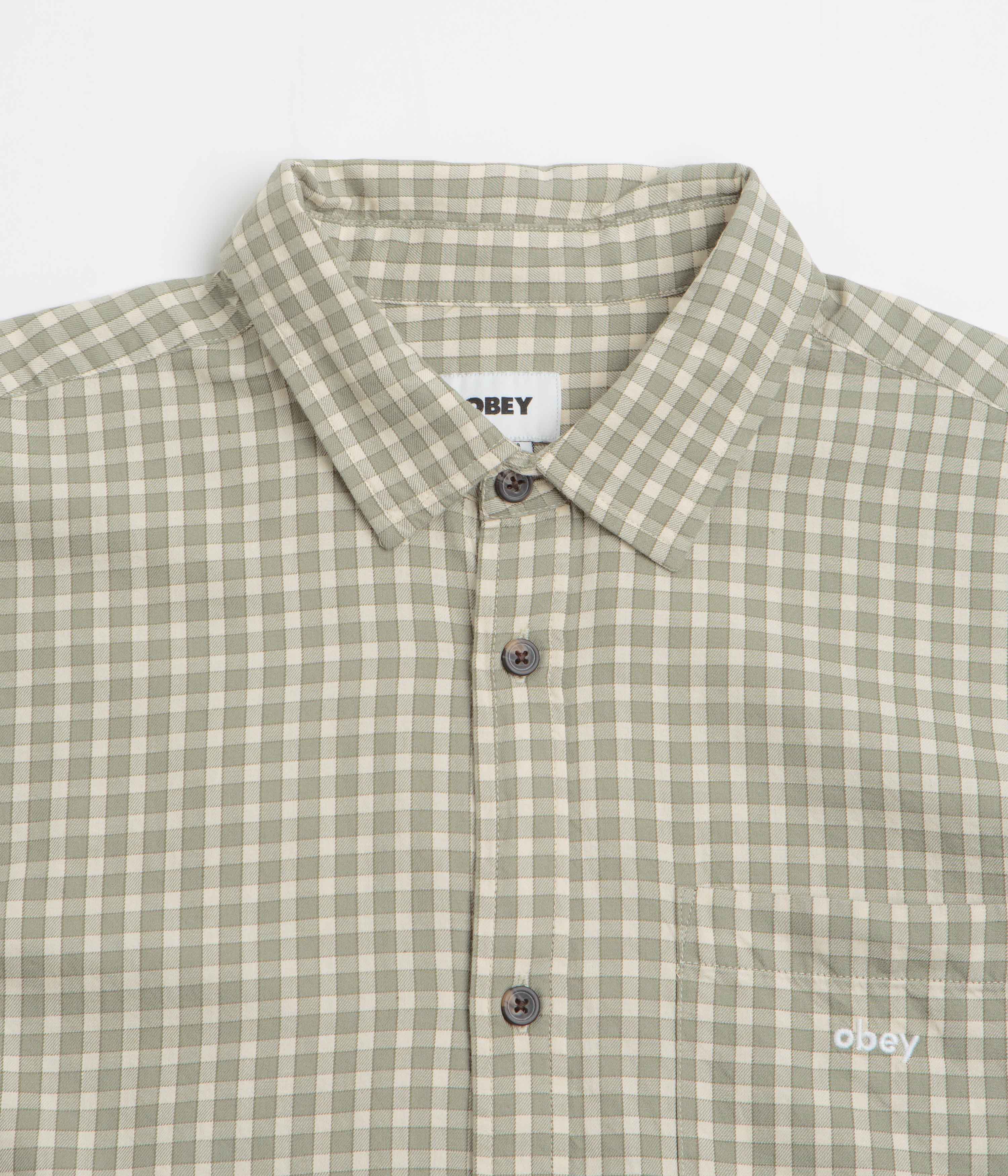 Obey Bigwig Otis Short Sleeve Shirt - Birch Multi - Image 2