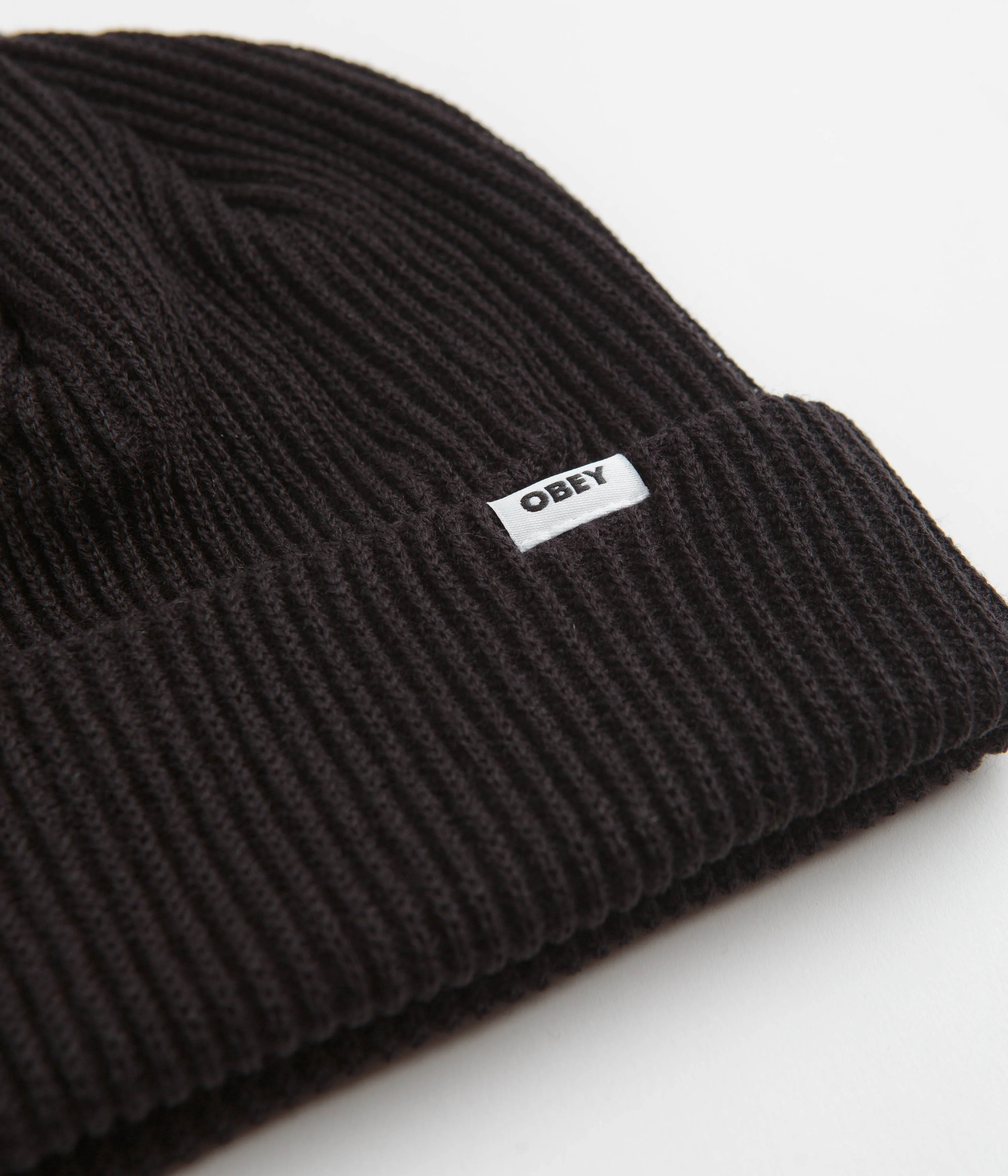 Obey Bold Beanie - Black - Image 2