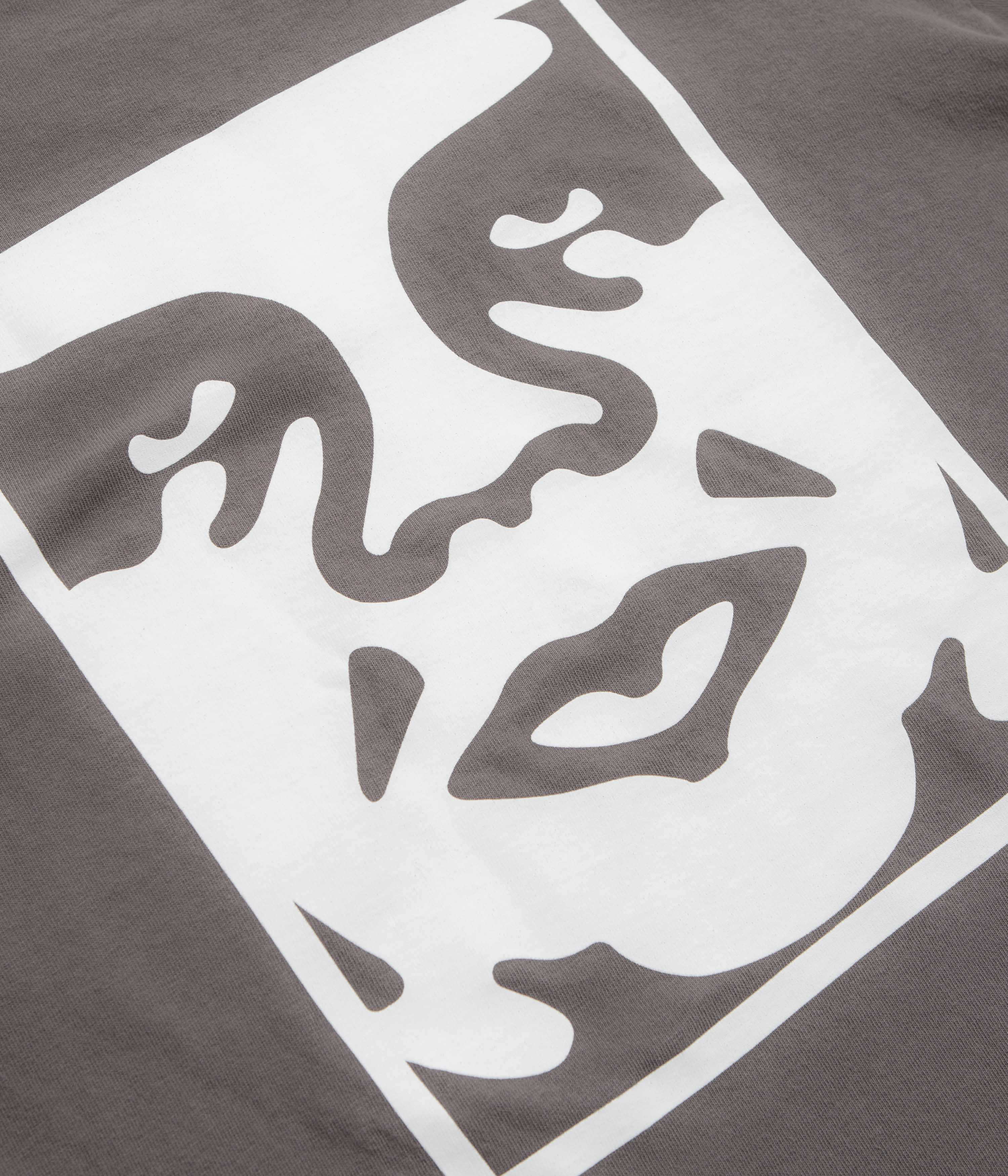 Obey Bold Icon Face T-Shirt - Pigment Dusty Black - Image 5