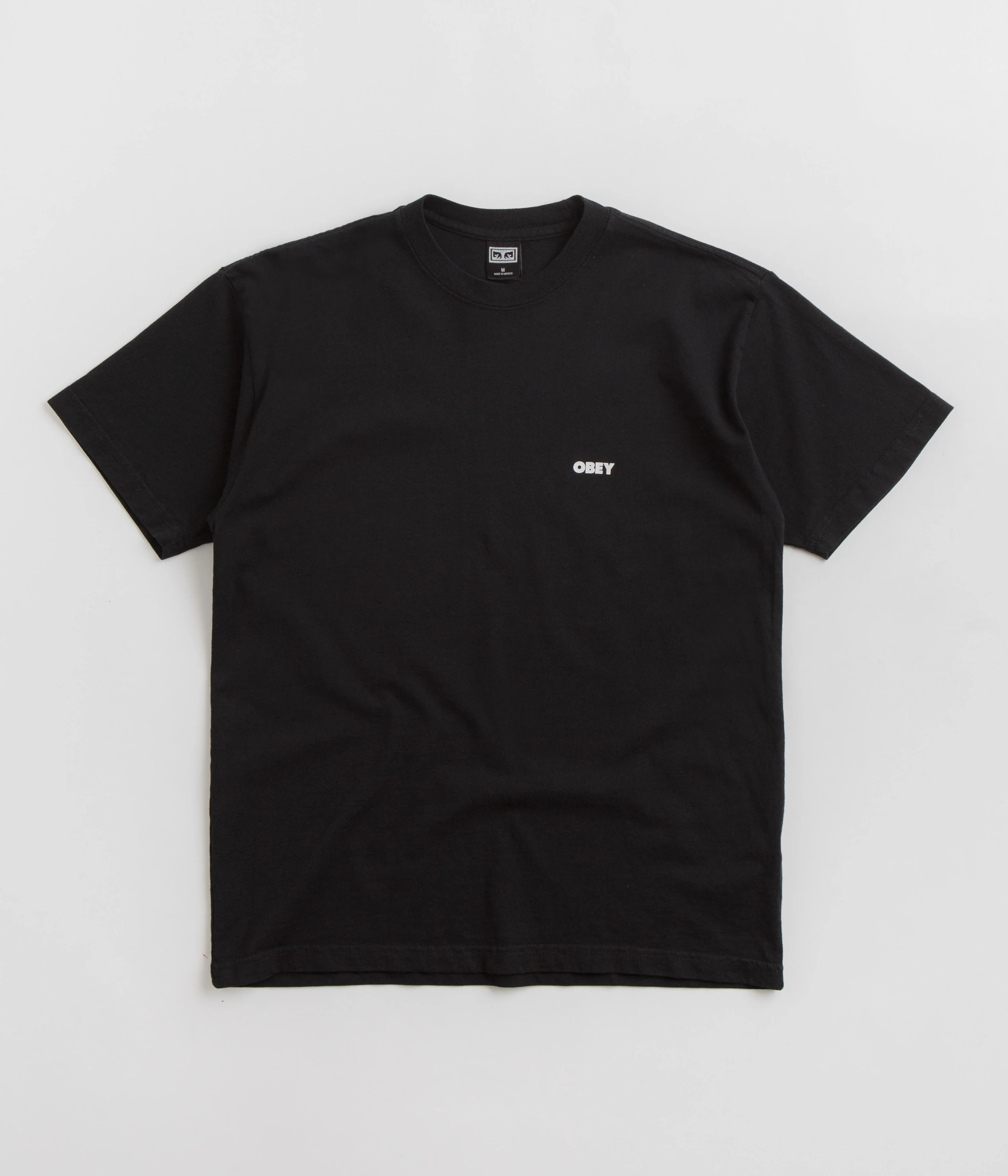 Obey Bold Icon Heavyweight T-Shirt - Jet Black - Image 2