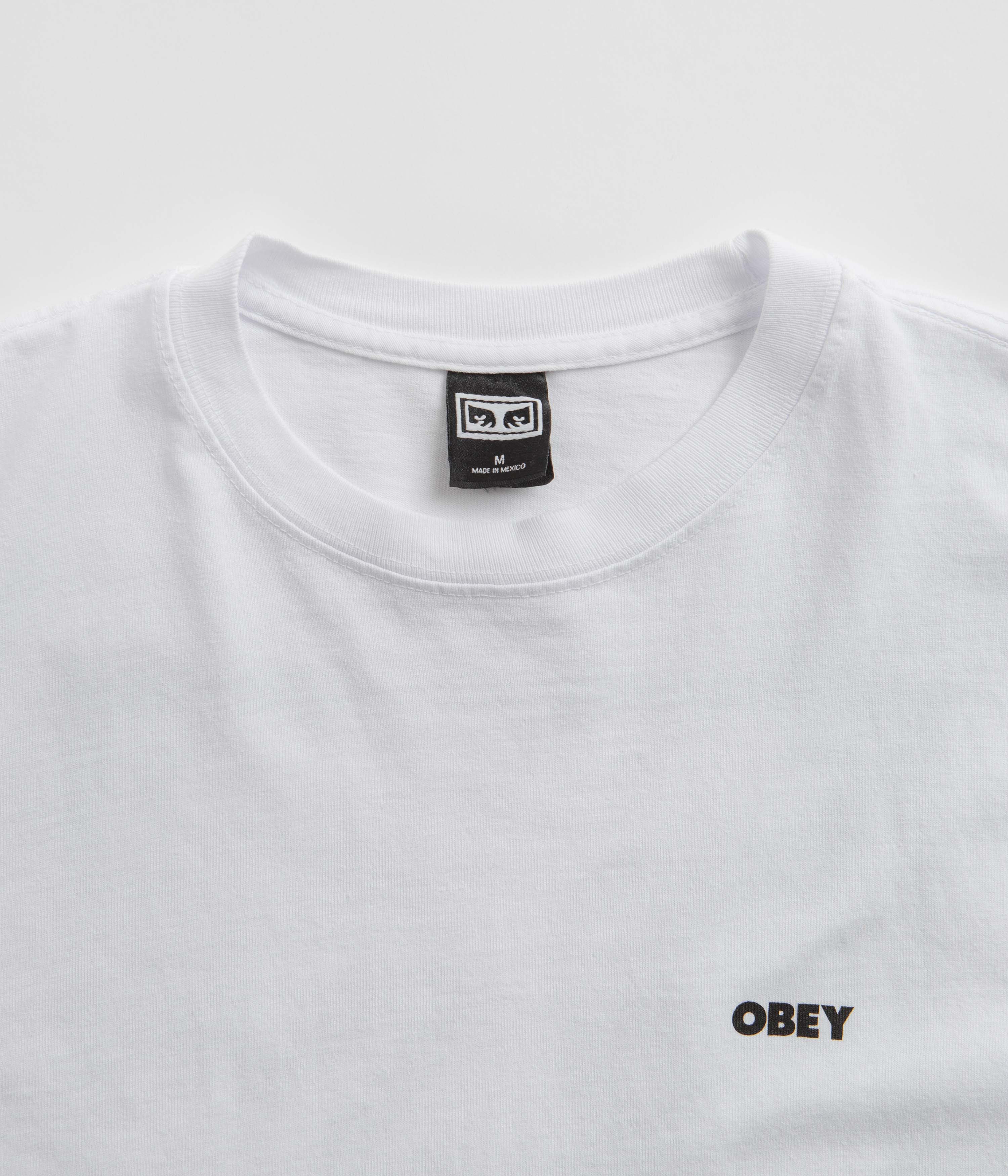 Obey Bold Icon Heavyweight T-Shirt - White - Image 4