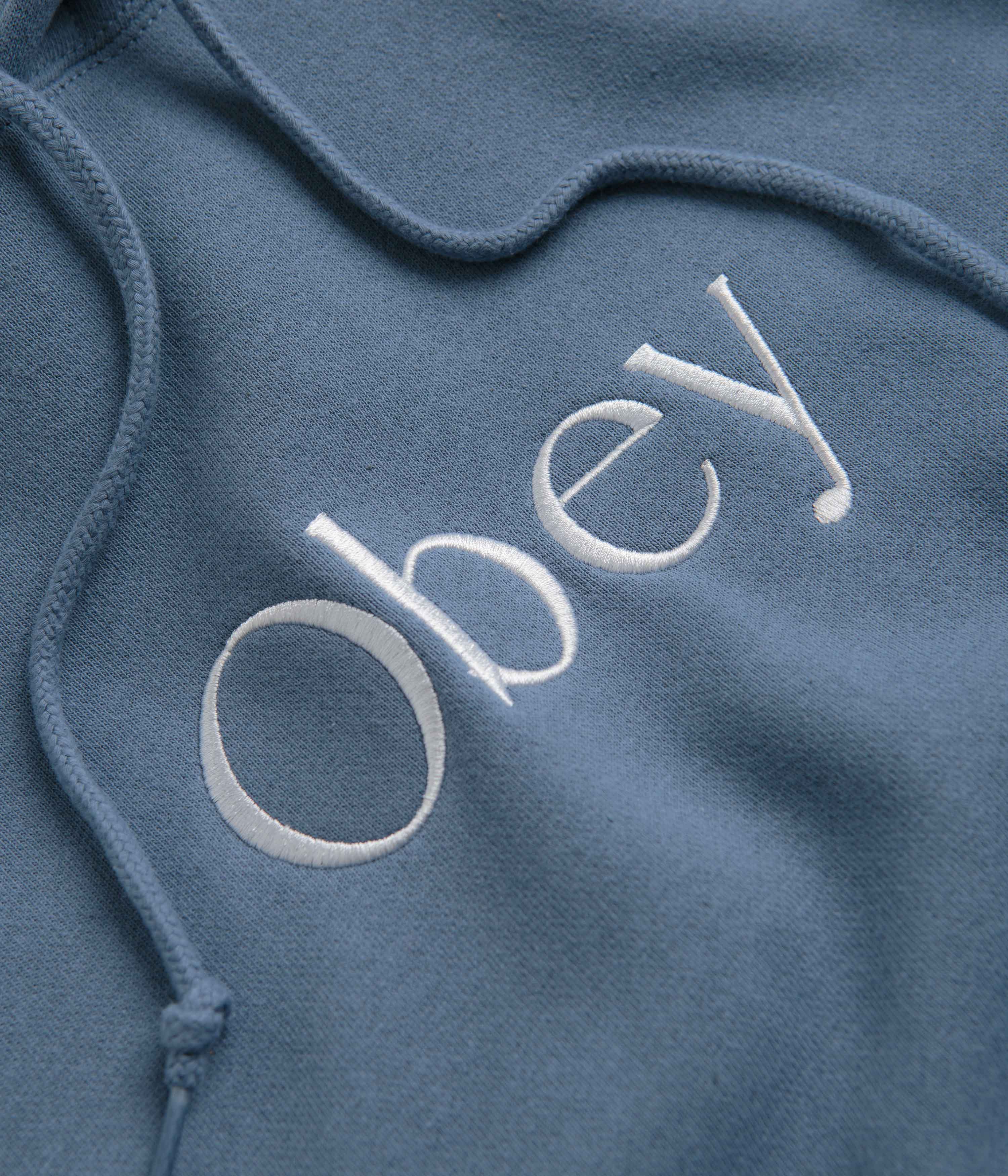 Obey Choir Hoodie - Coronet Blue - Image 3