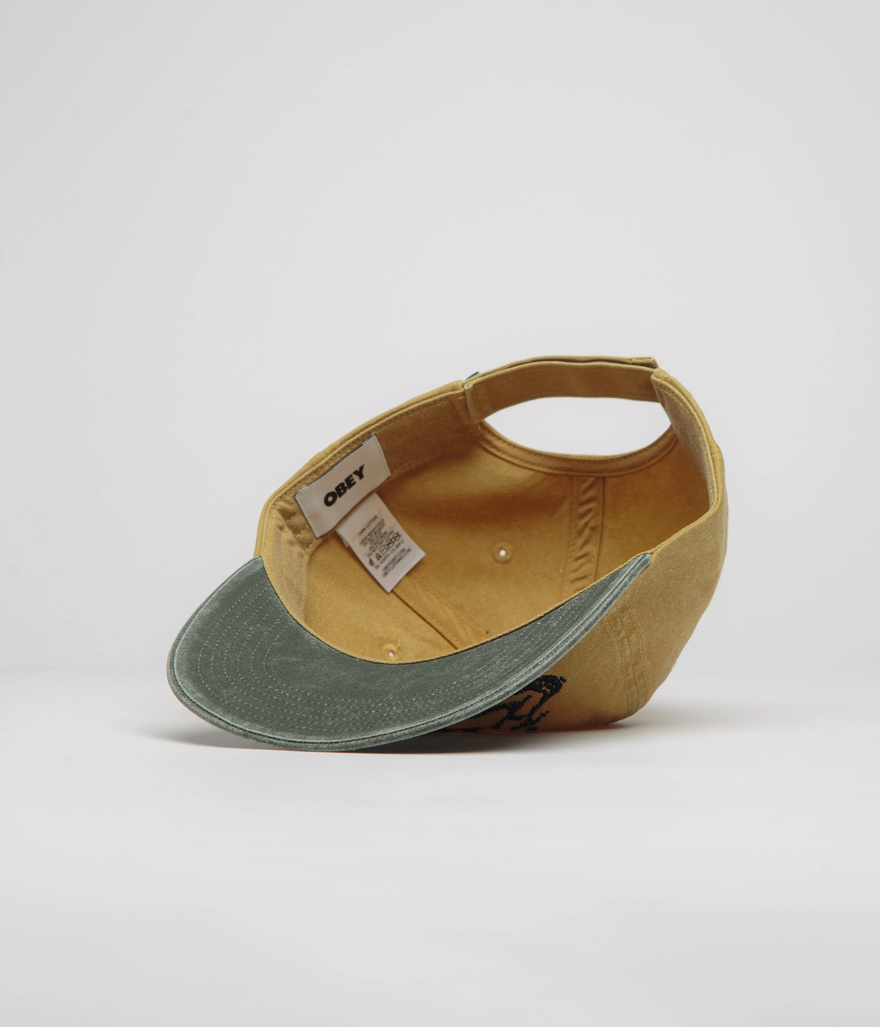 Obey Corp Cap - Pigment Mustard Multi - Image 4