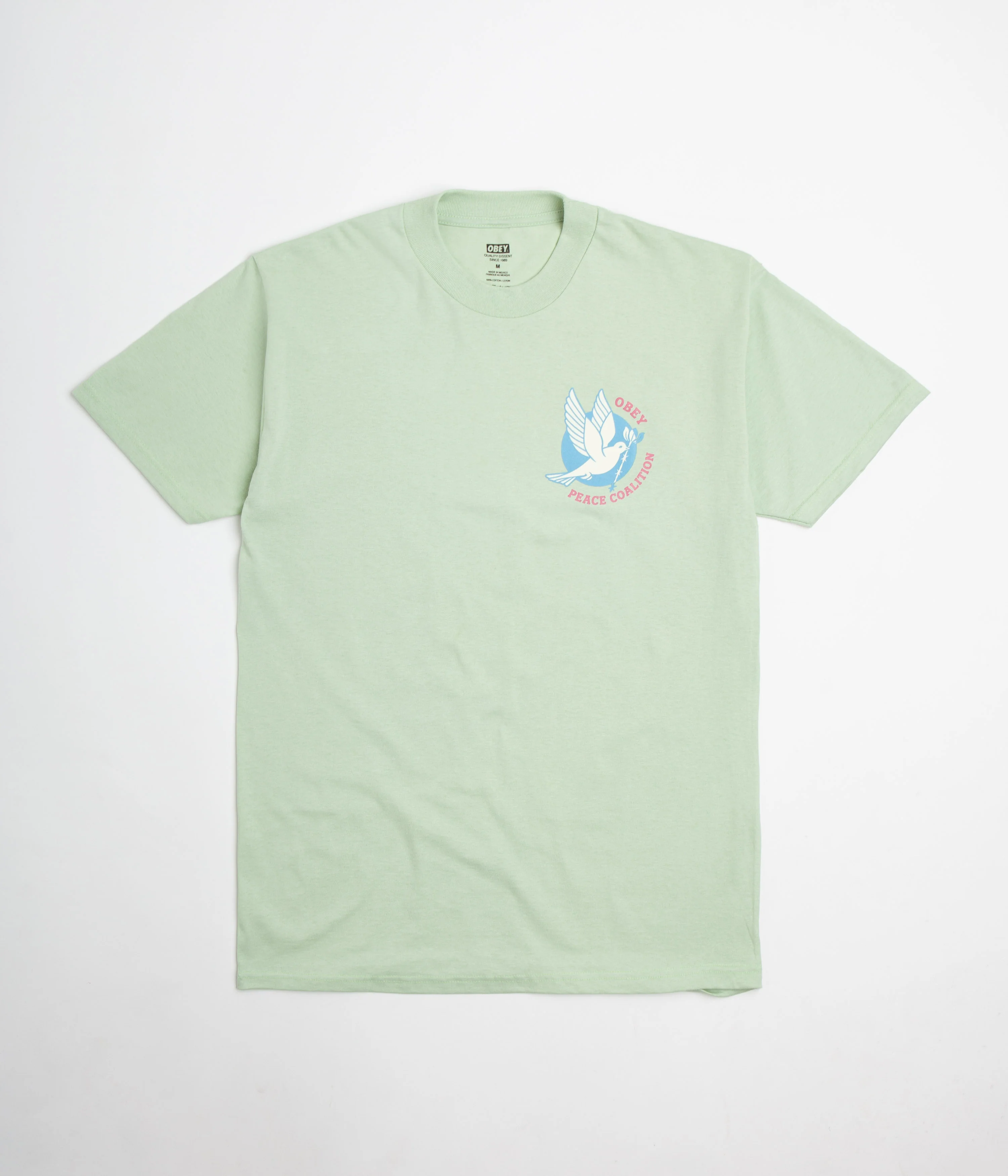 Obey Dove Barbed Wire T-Shirt - Cucumber - Image 2