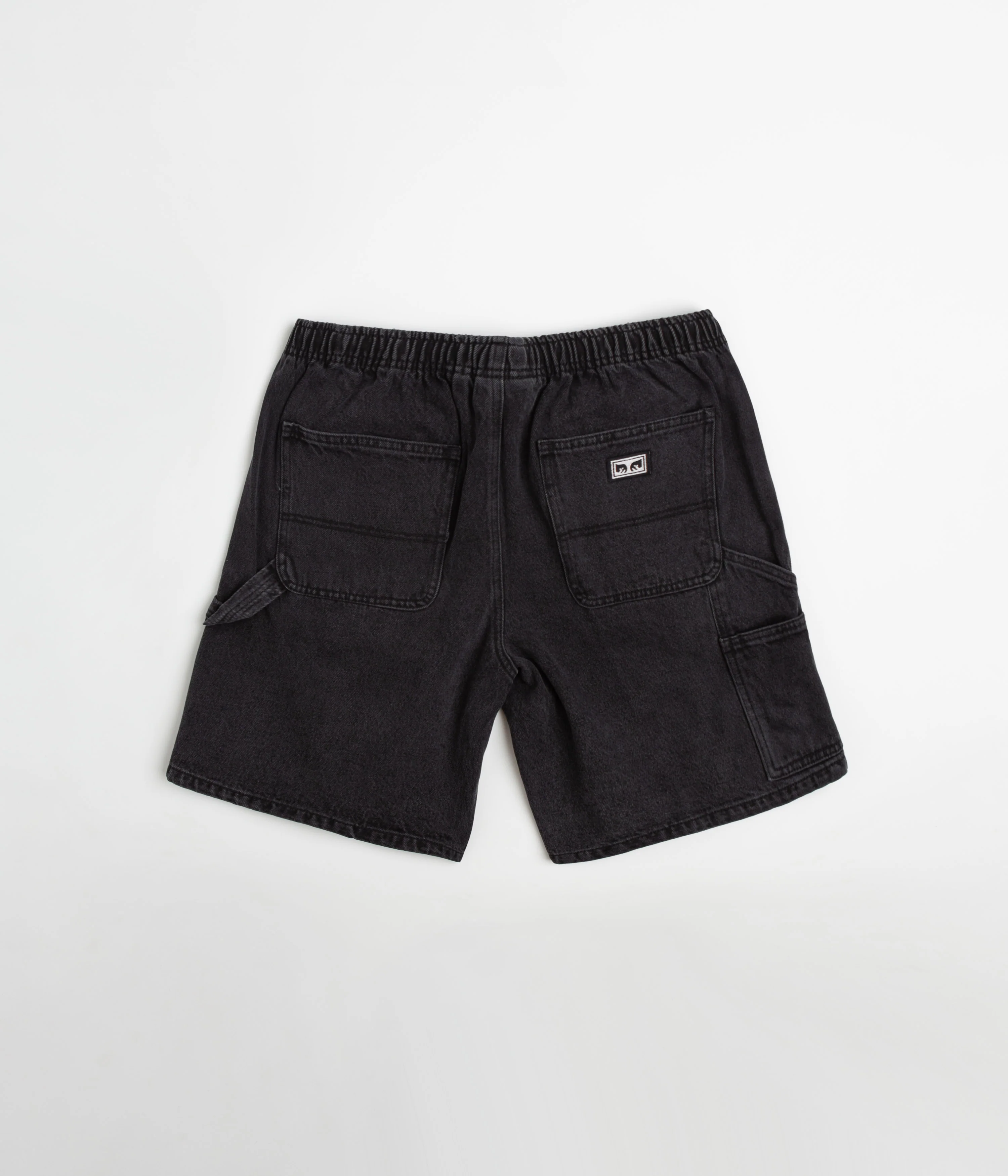 Obey Easy Denim Carpenter Shorts - Black - Image 3
