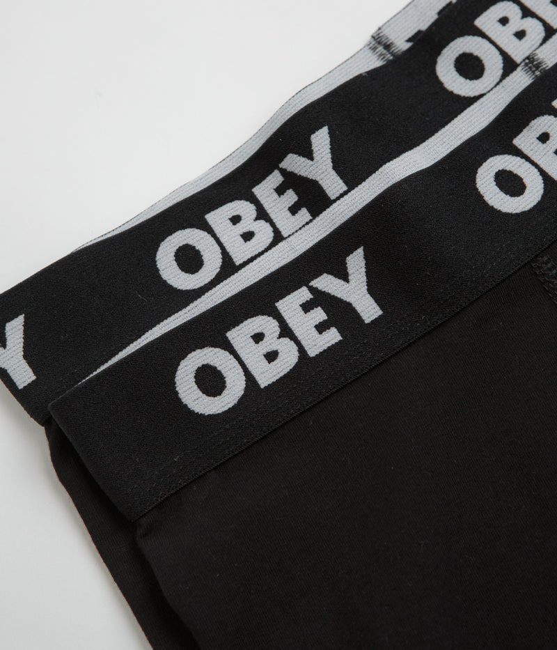 Obey Established Work Boxers (2 Pack) - Black - Image 2