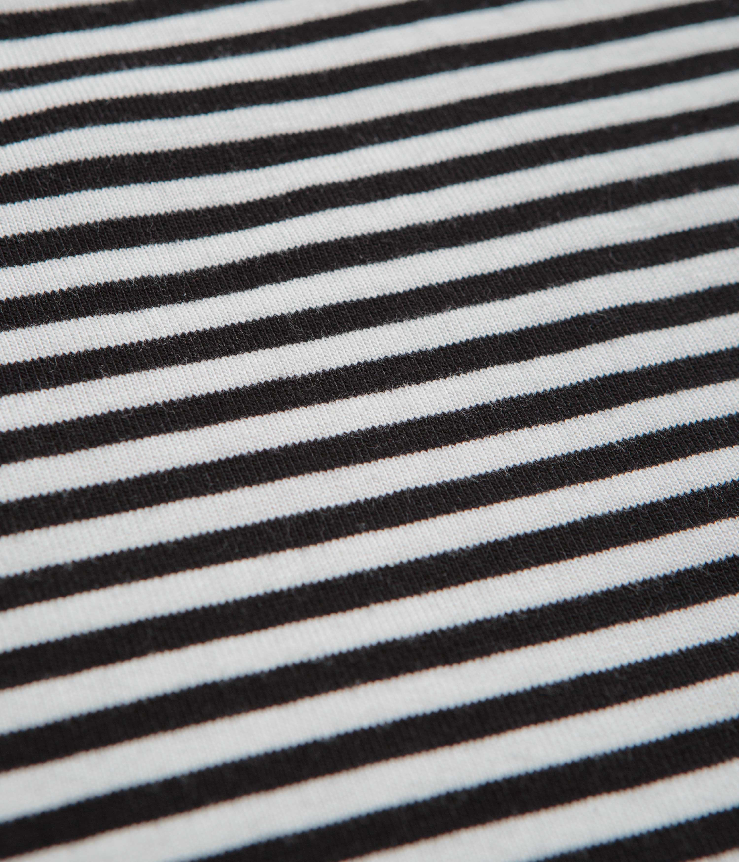 Obey Established Works Eyes Stripe T-Shirt - Black - Image 4
