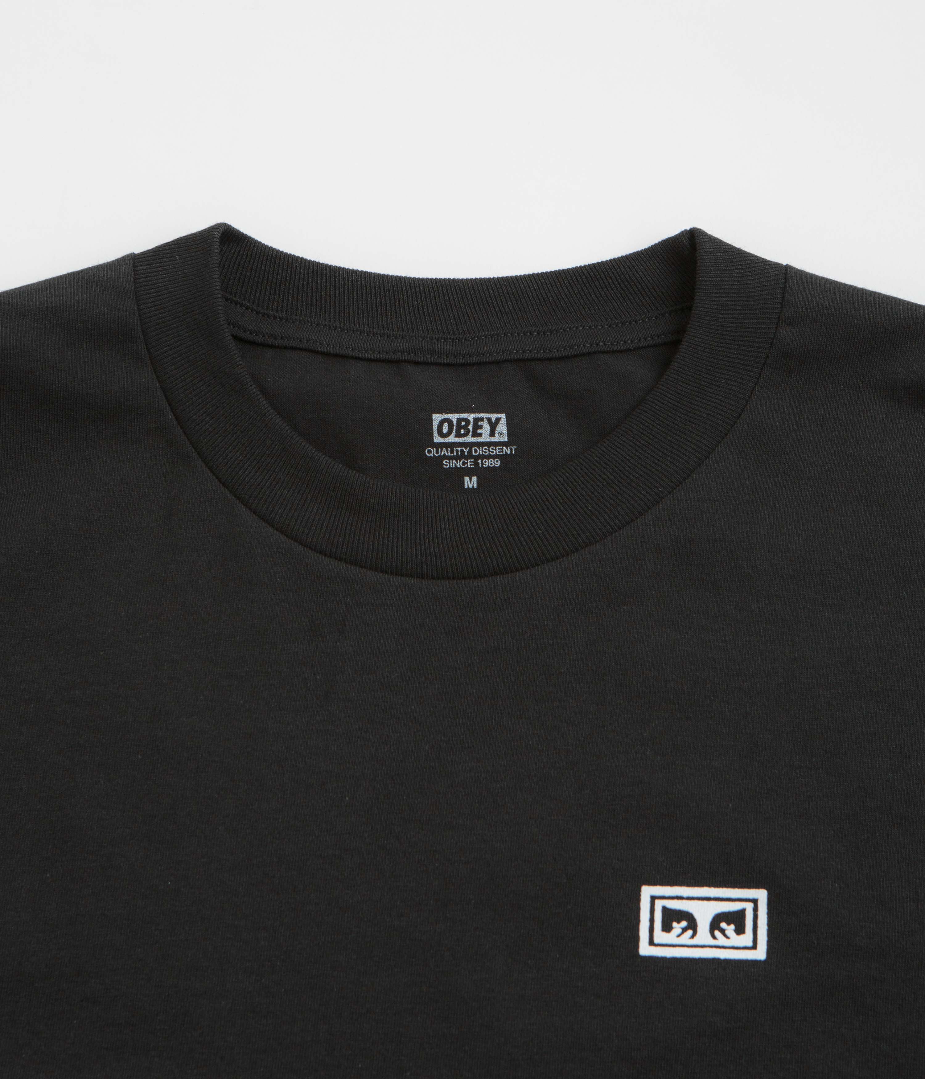 Obey Eyes 3 T-Shirt - Black / White - Image 4