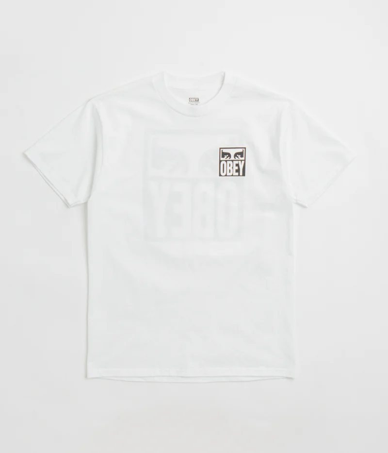 Obey Eyes Icon 2 T-Shirt - White - Image 2