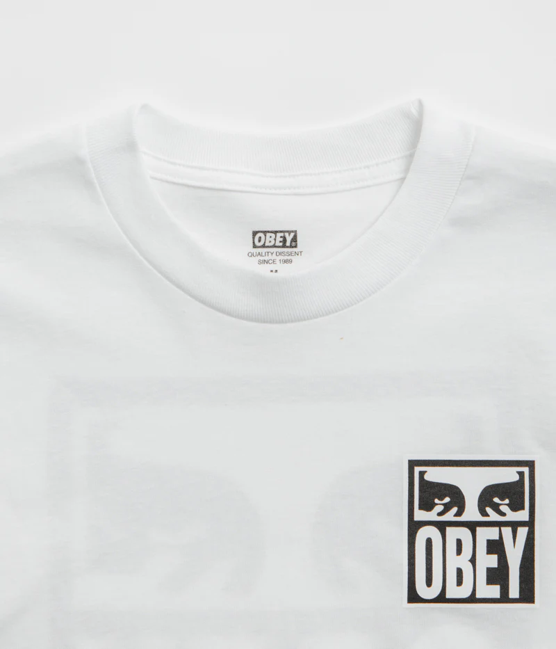 Obey Eyes Icon 2 T-Shirt - White - Image 4