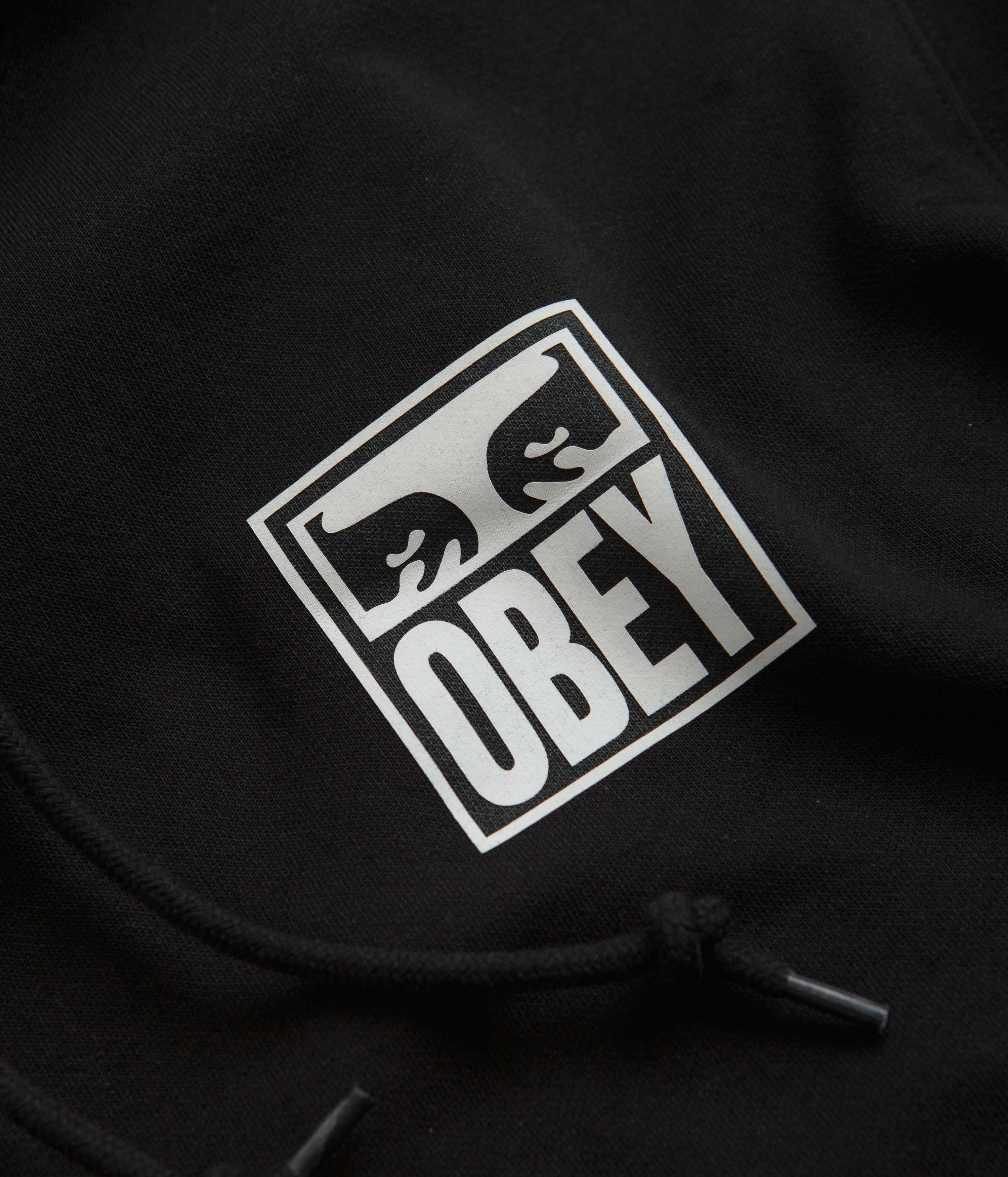 Obey Eyes Icon Hoodie - Black - Image 4
