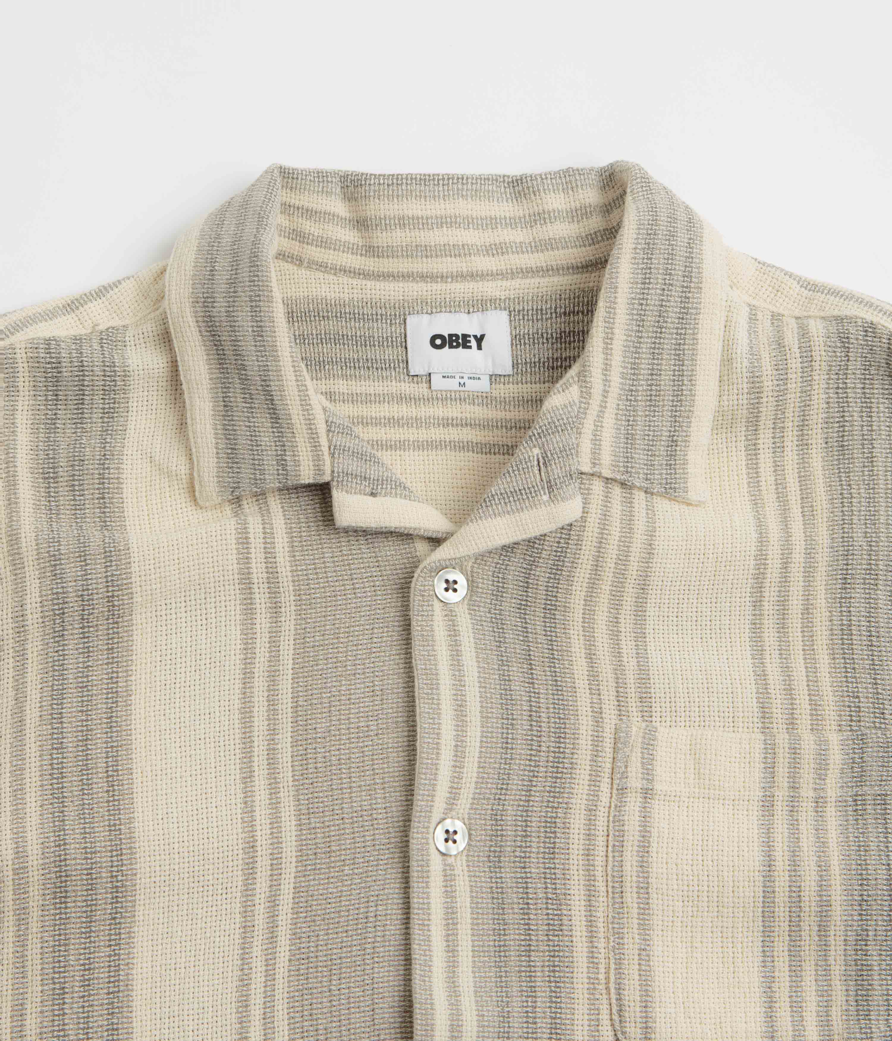 Obey Frazer Short Sleeve Shirt - Birch Multi - Image 2