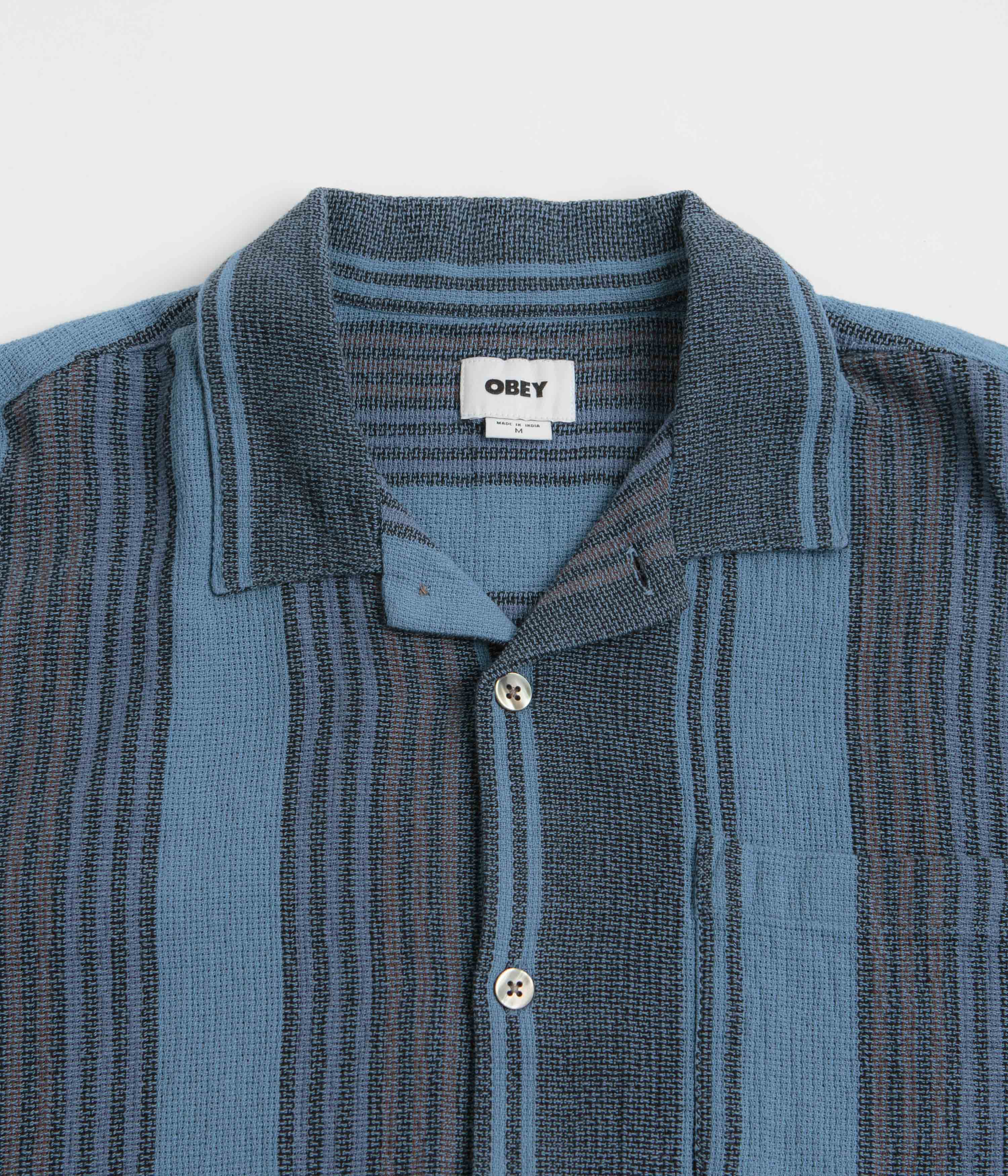 Obey Frazer Short Sleeve Shirt - Black Multi - Image 2