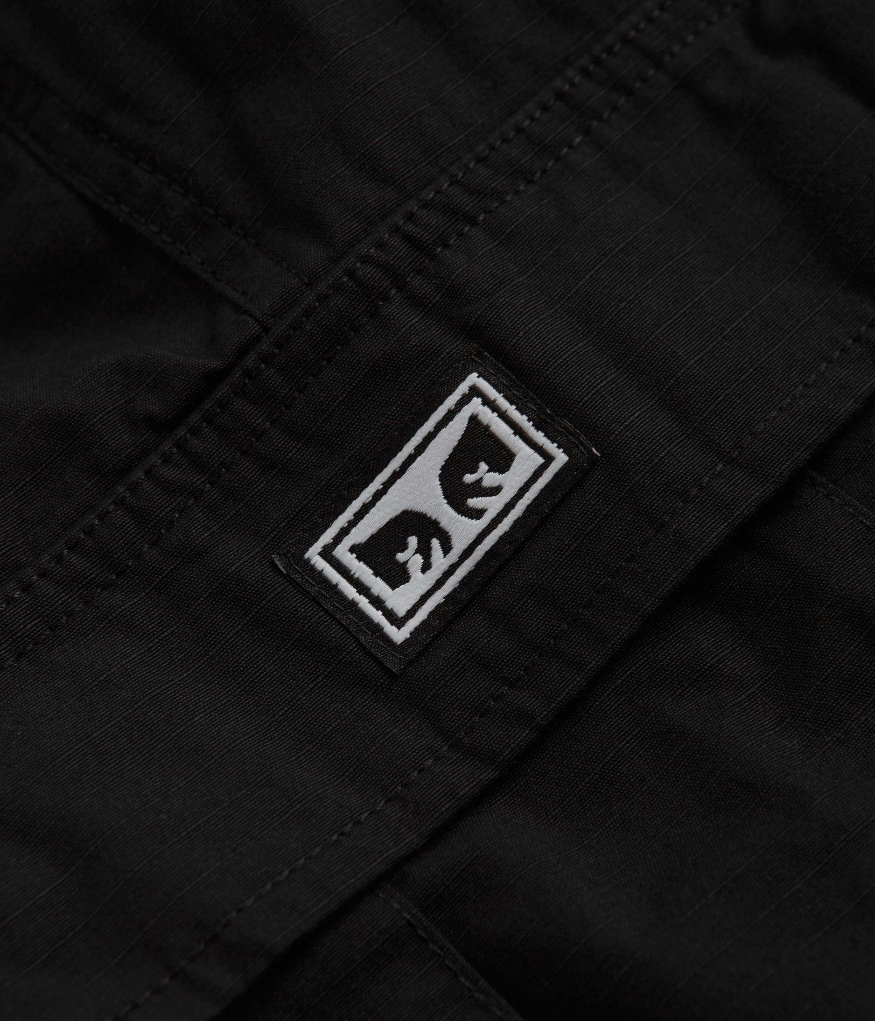 Obey Hardwork Ripstop Cargo Pants - Black - Image 9
