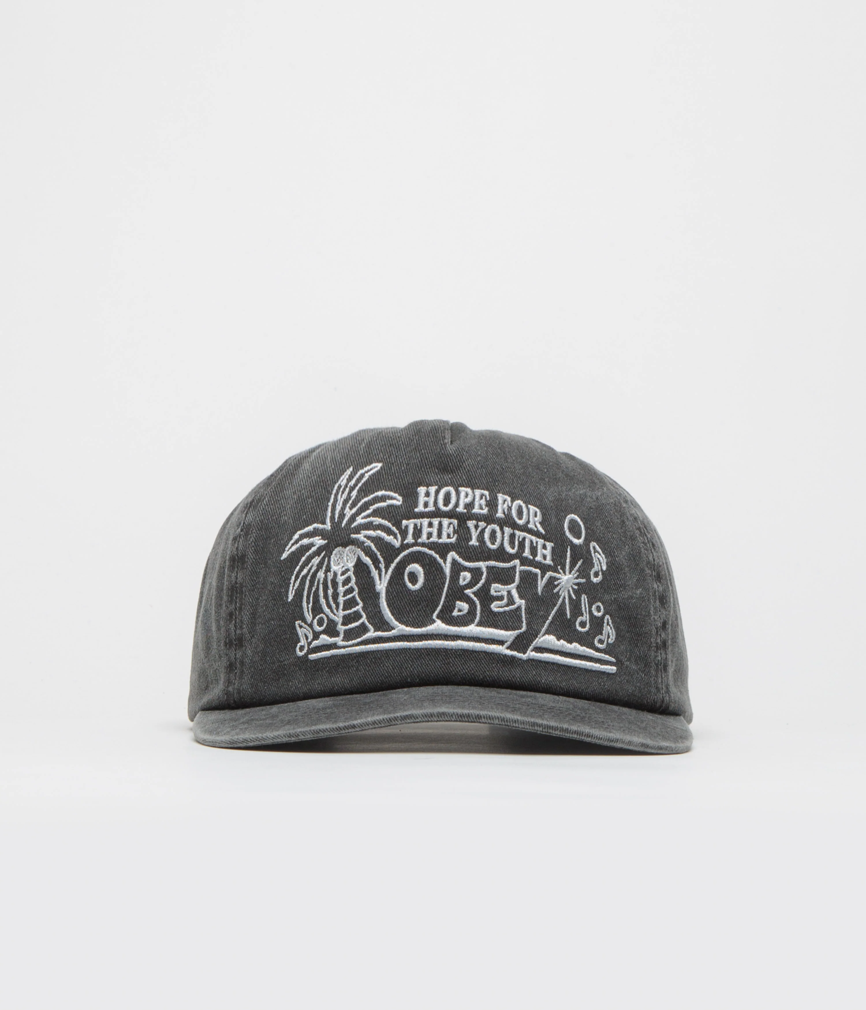 Obey Hope 5 Panel Cap - Pigment Black - Image 2