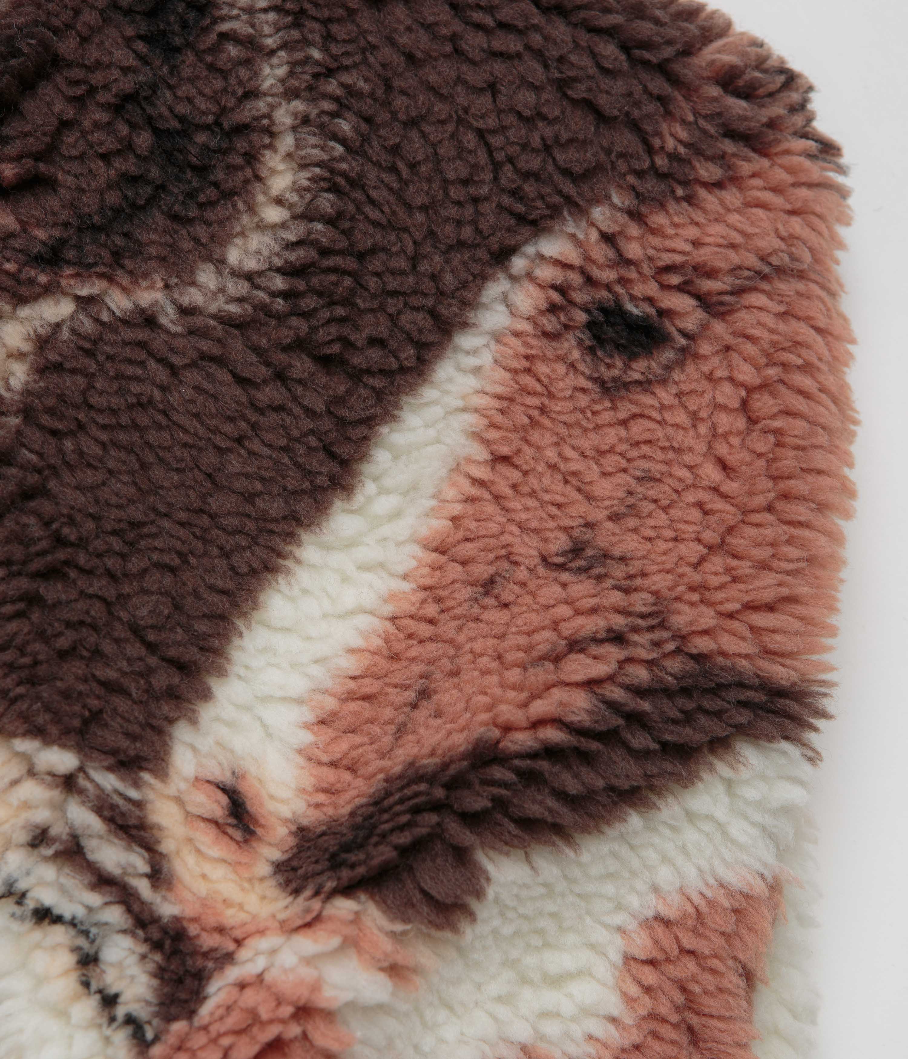 Obey Horses Sherpa Jacket - Brown Multi - Image 5