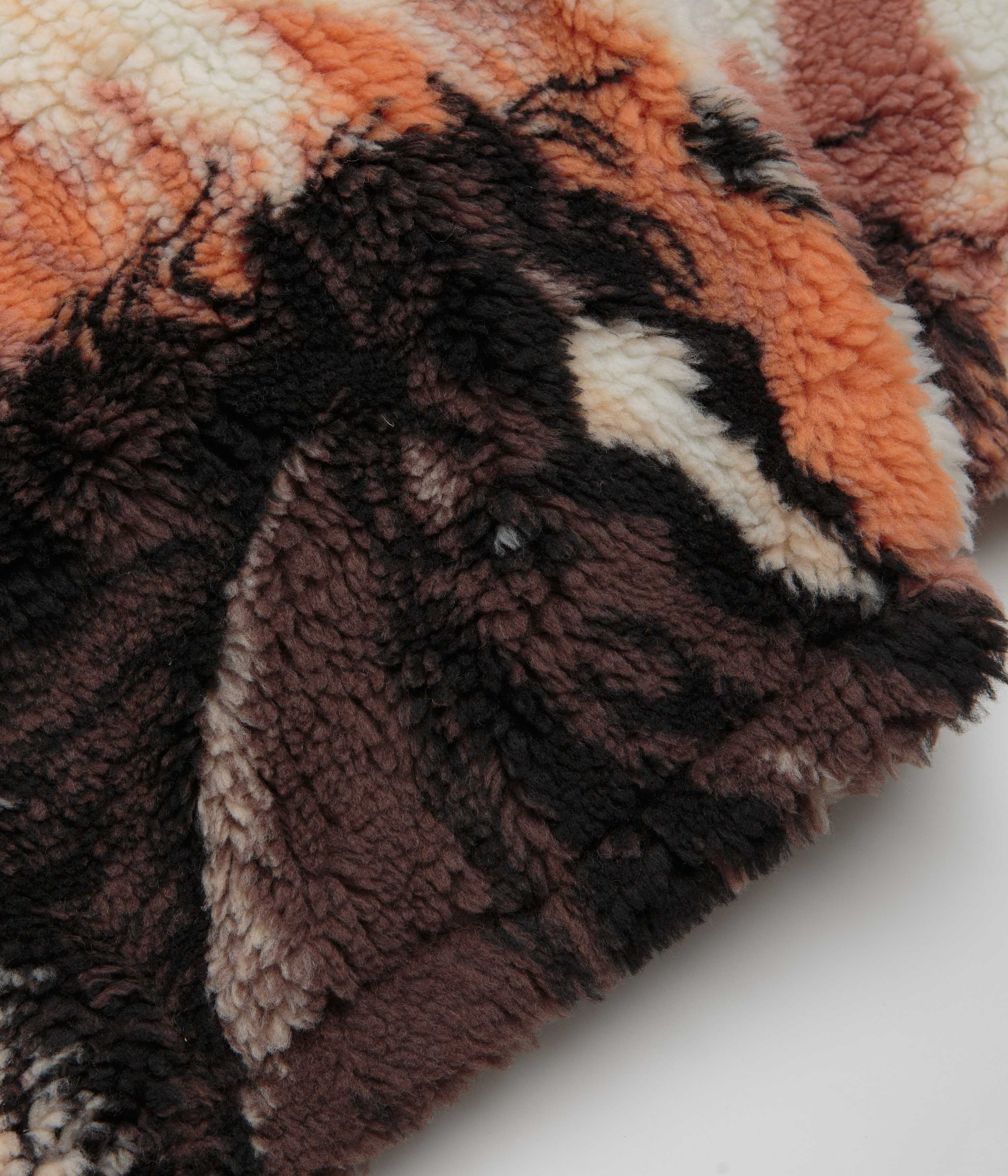 Obey Horses Sherpa Jacket - Brown Multi - Image 8