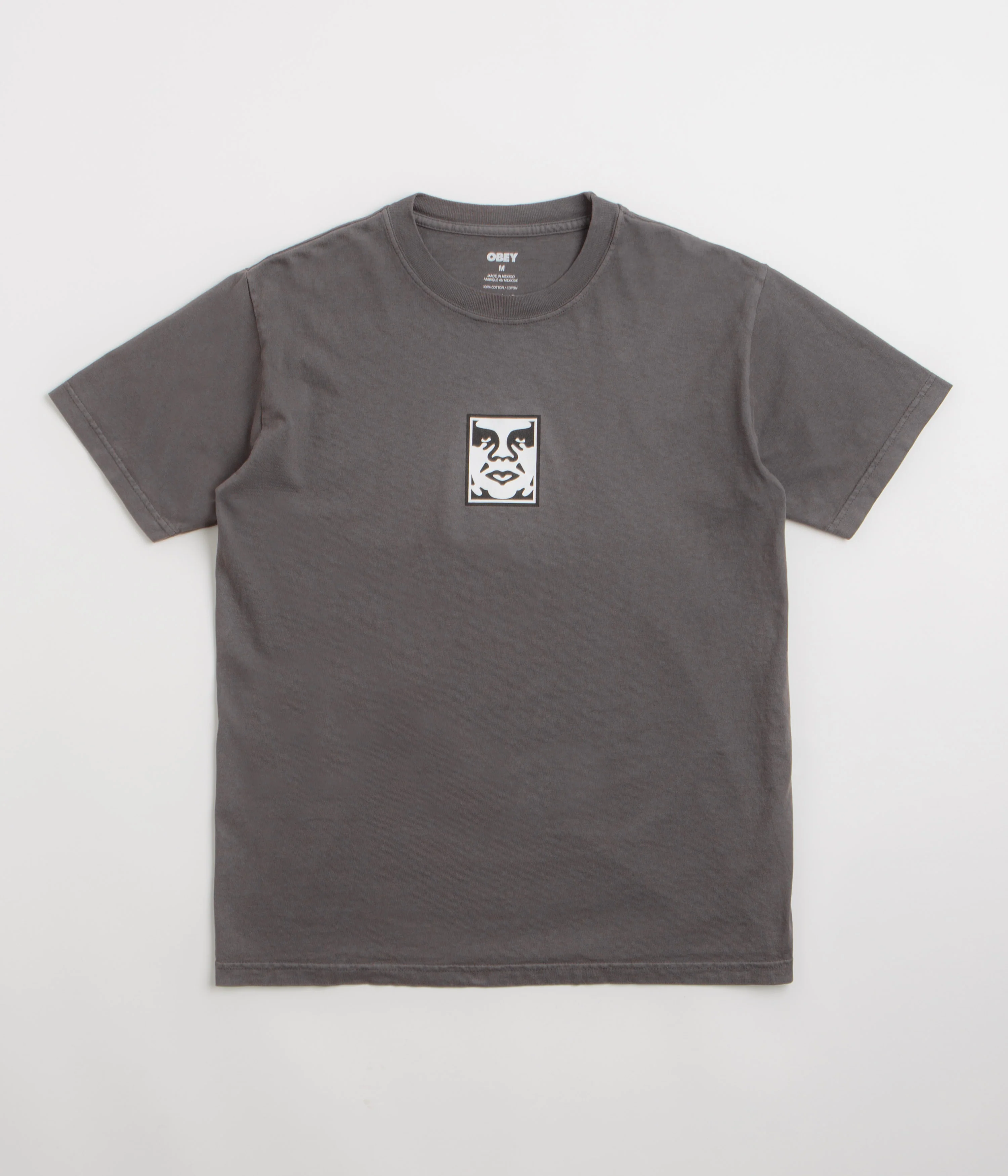 Obey Icon Face T-Shirt - Pigment Dusty Black