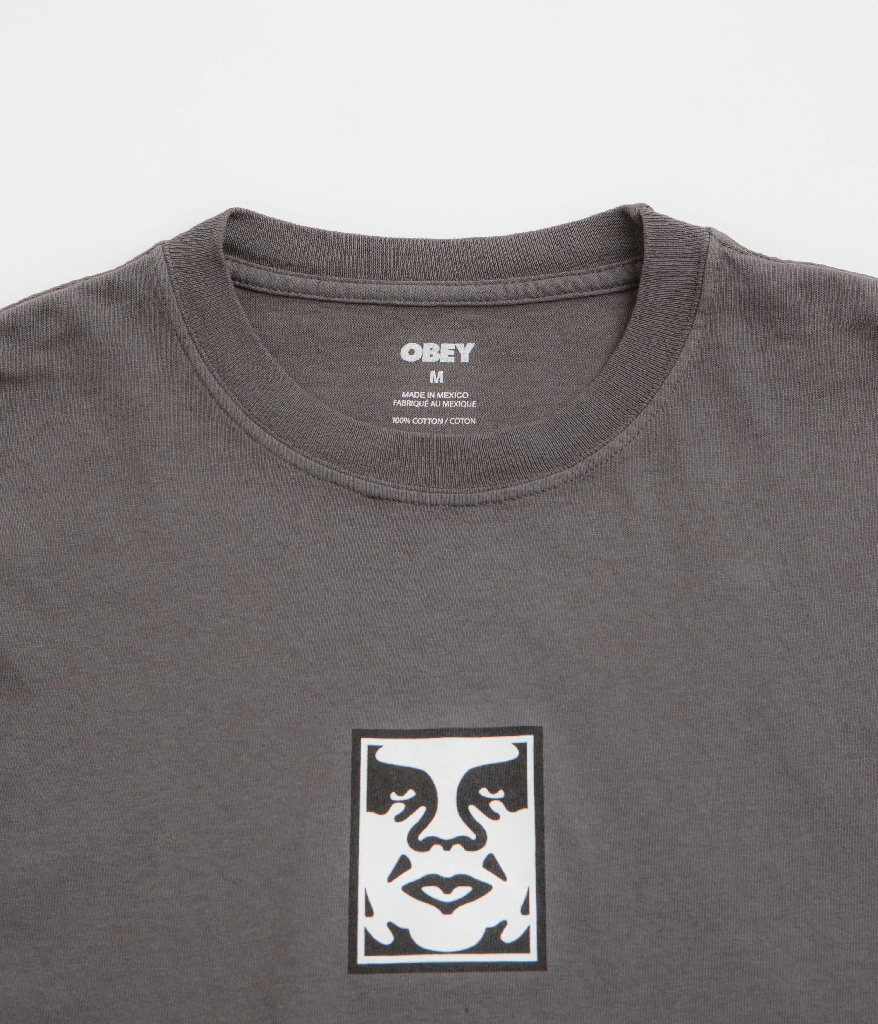 Obey Icon Face T-Shirt - Pigment Dusty Black - Image 2