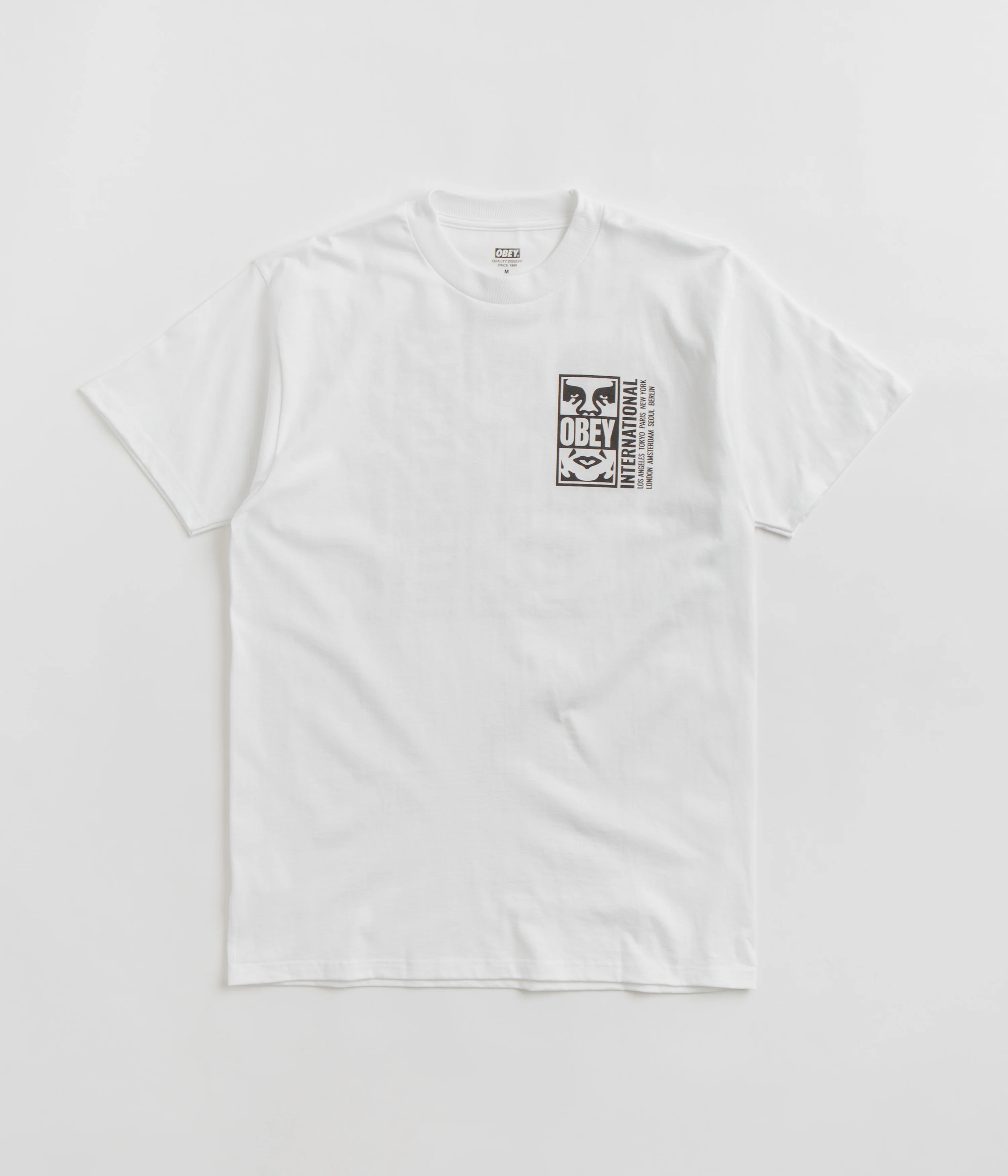 Obey Icon Split T-Shirt - White - Image 2