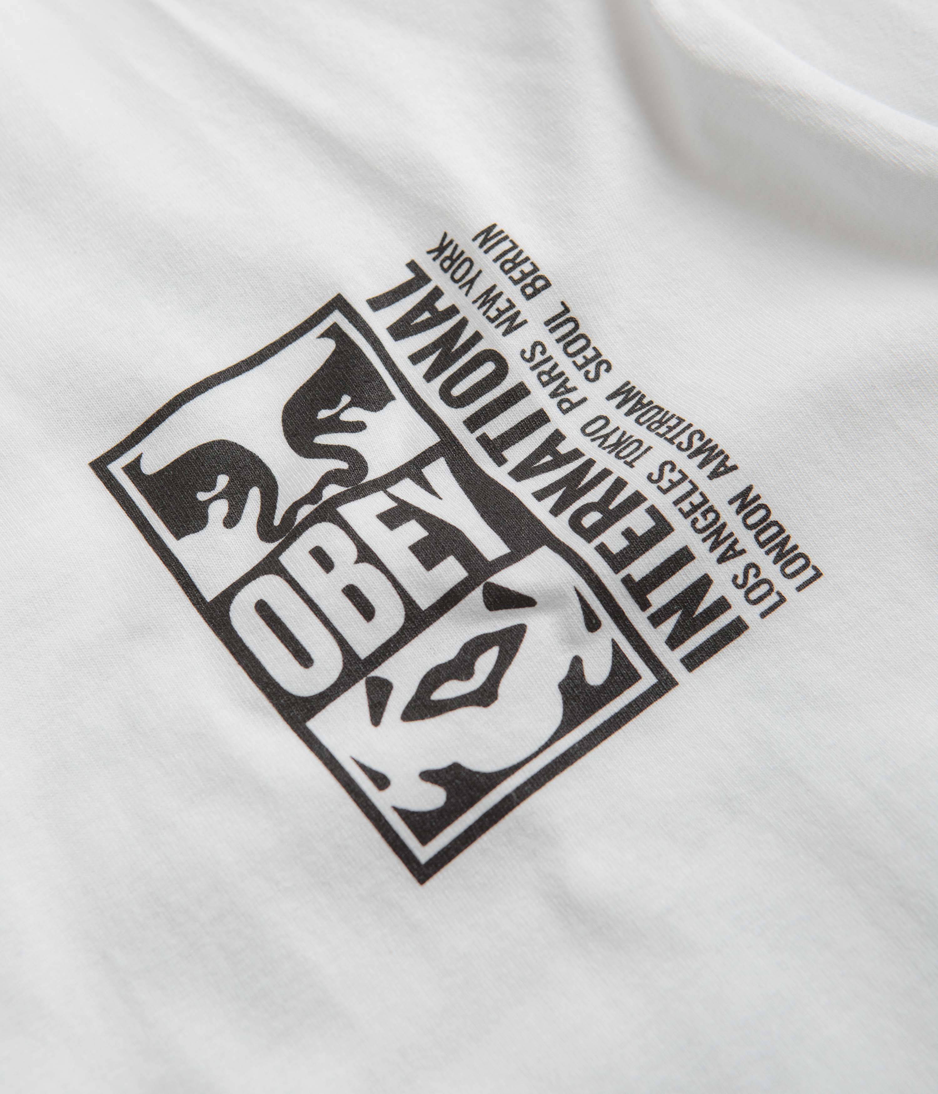 Obey Icon Split T-Shirt - White - Image 3