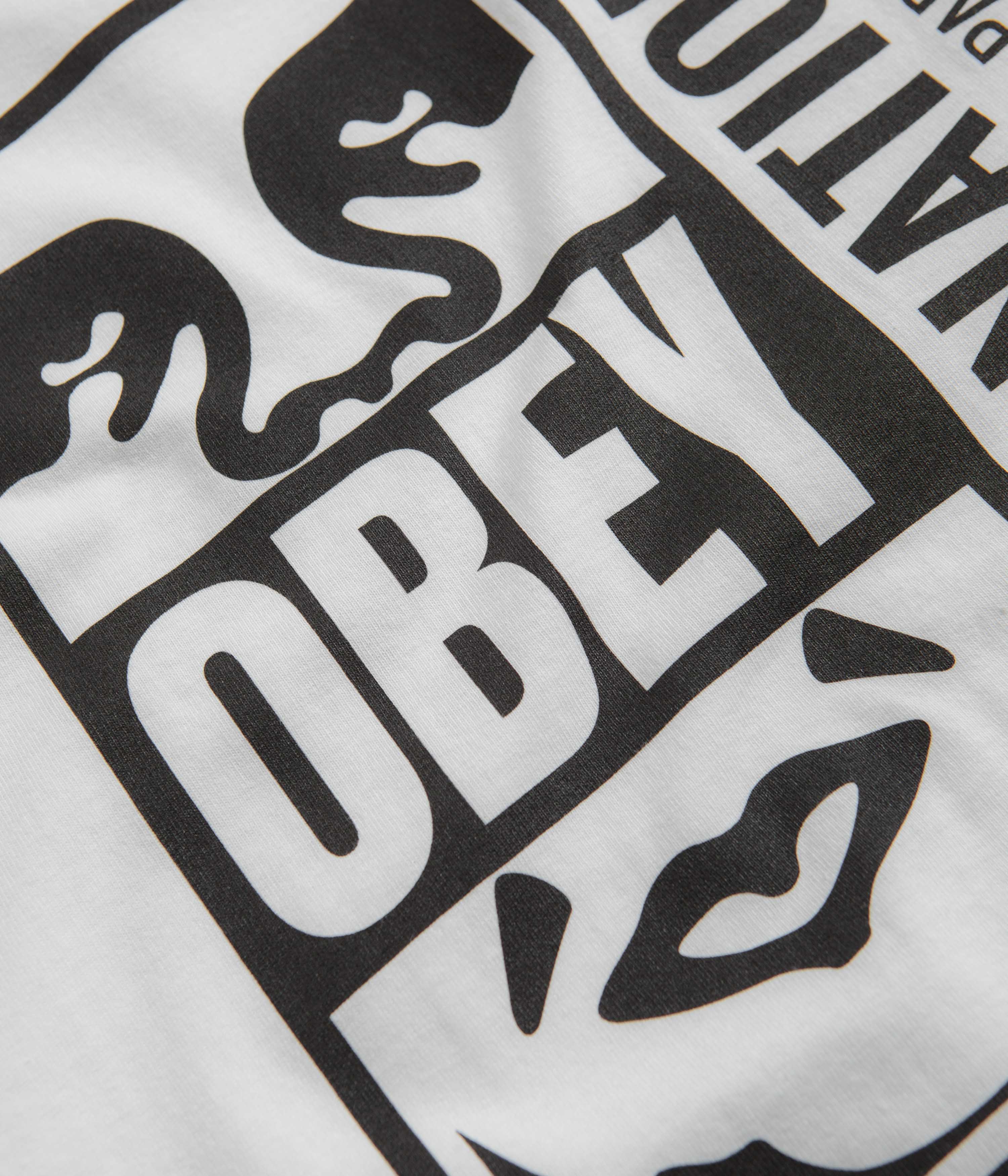 Obey Icon Split T-Shirt - White - Image 5