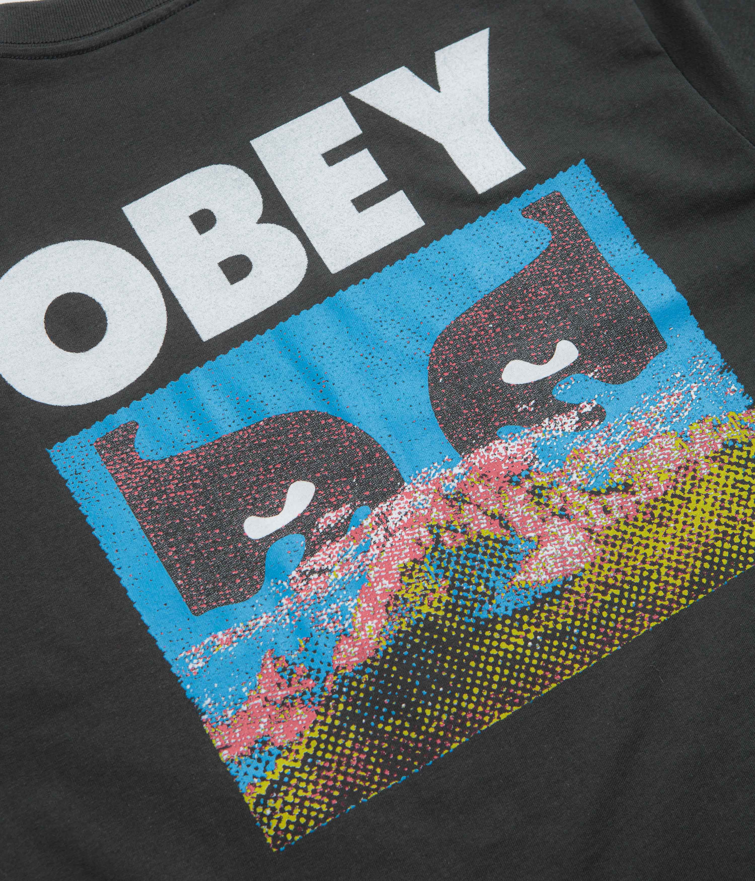 Obey In A Different Place T-Shirt - Vintage Black - Image 4