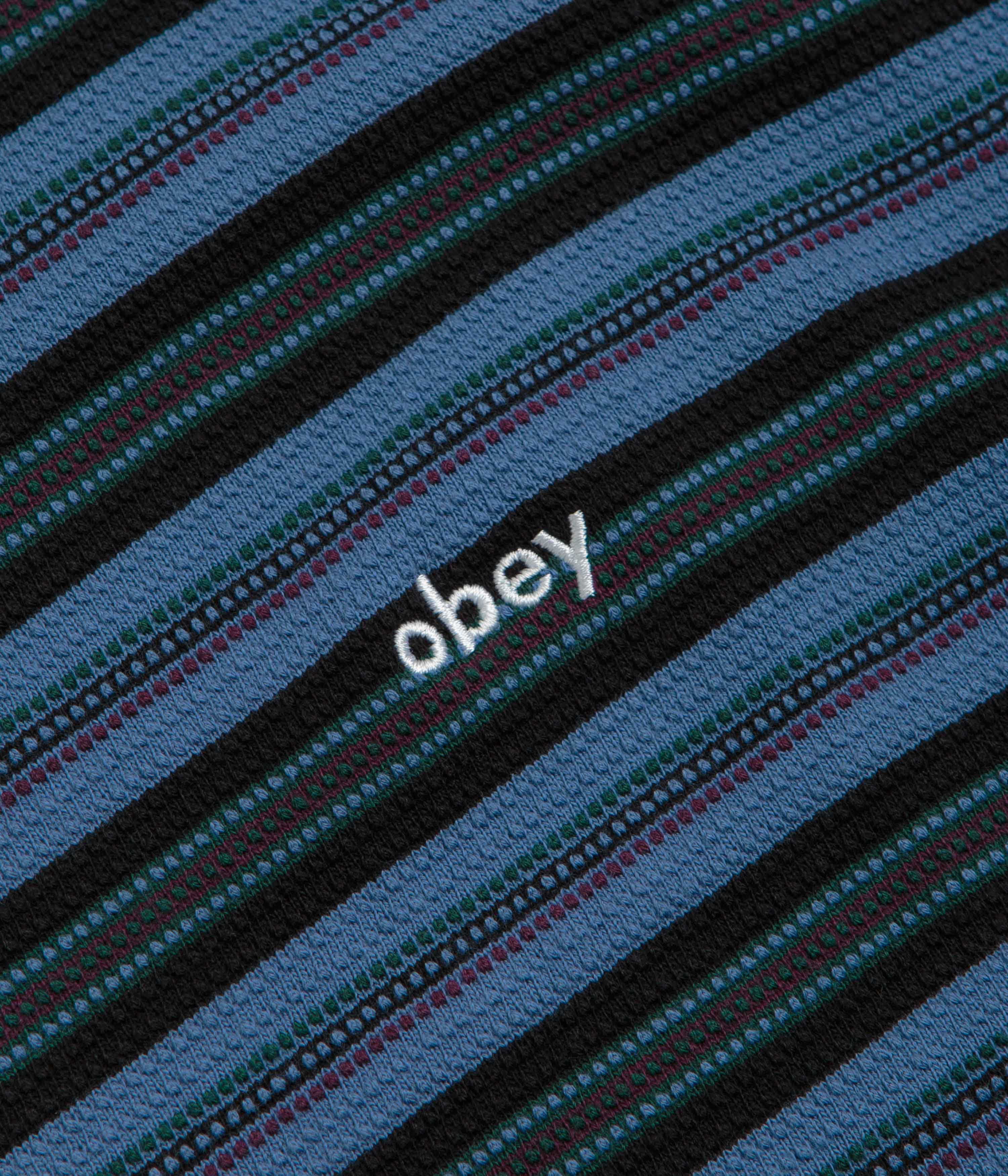 Obey Kenny Relaxed T-Shirt - Coronet Blue Multi - Image 2