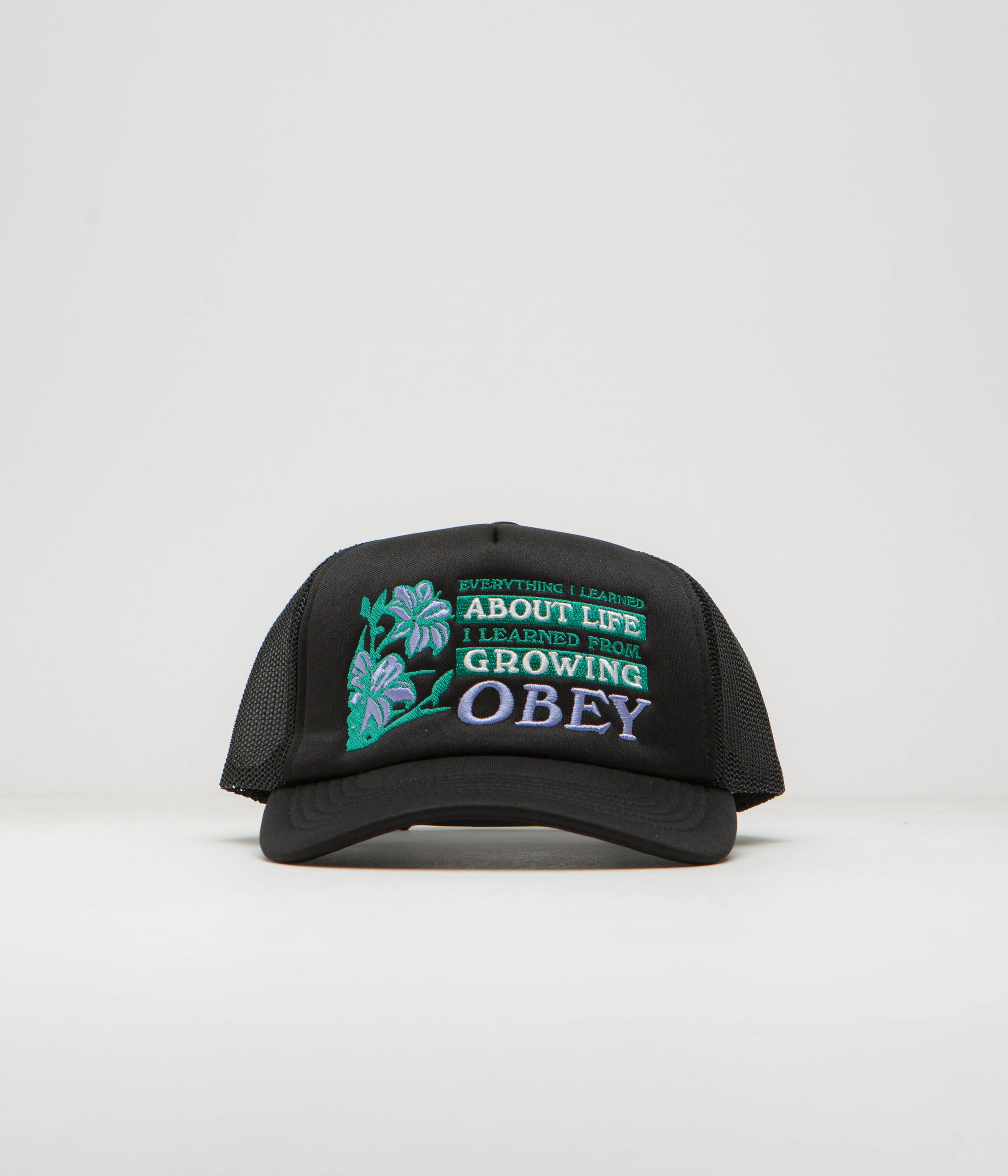 Obey Life Trucker Cap - Black - Image 2