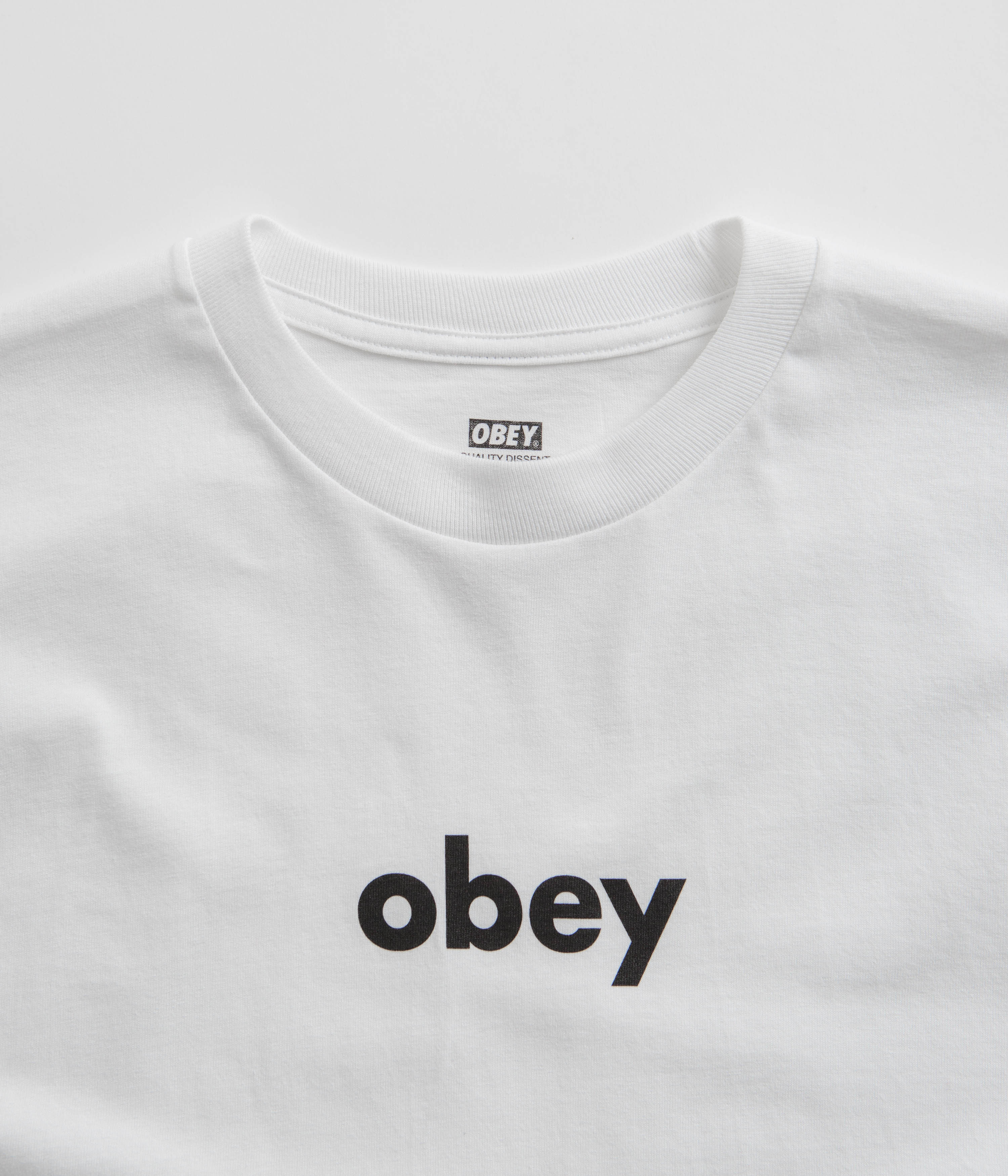 Obey Lower Case 2 T-Shirt - White - Image 3